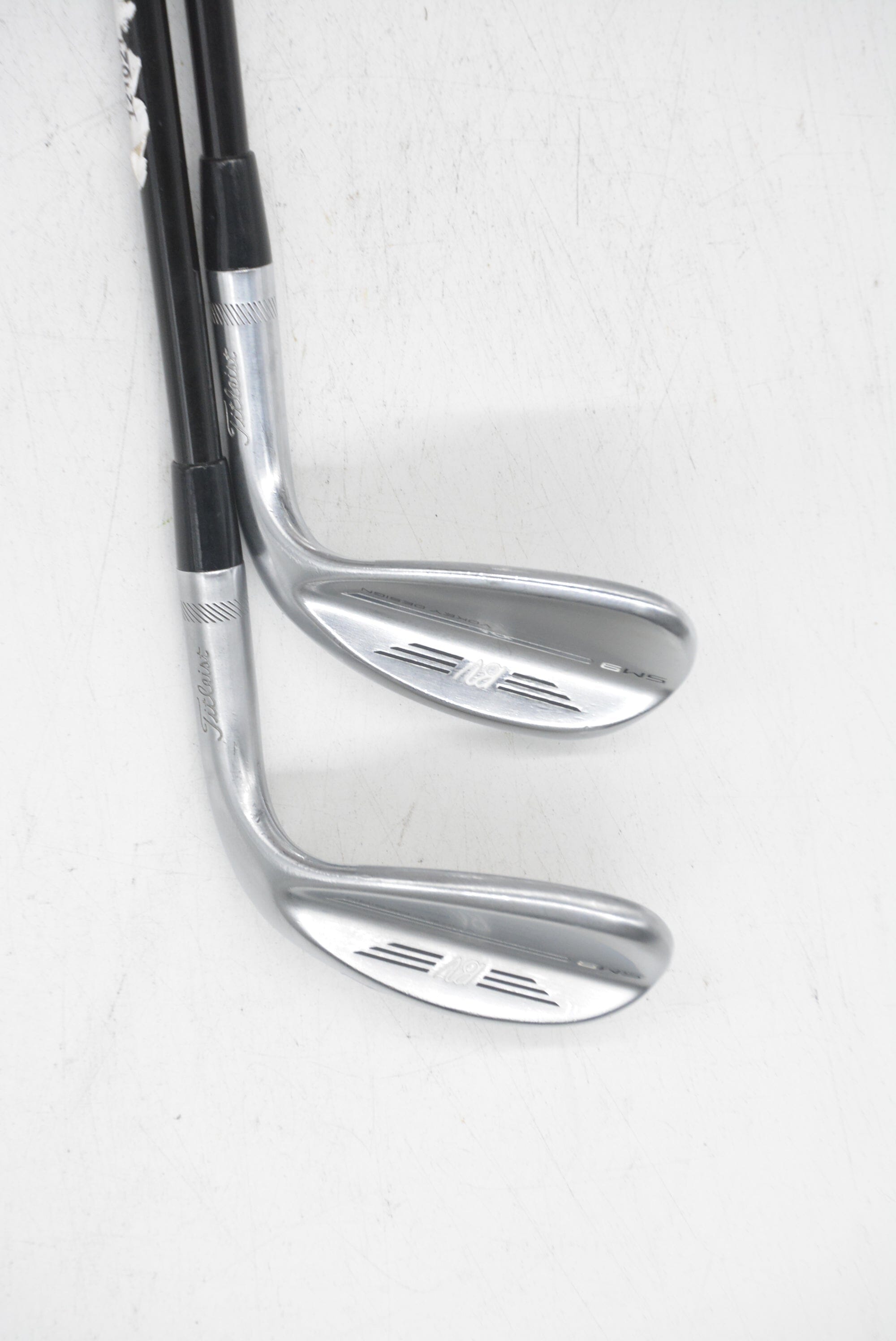 Titleist Vokey SM9 Brushed Steel 54 & 58 Degree Wedge Set S Flex Golf Clubs GolfRoots 