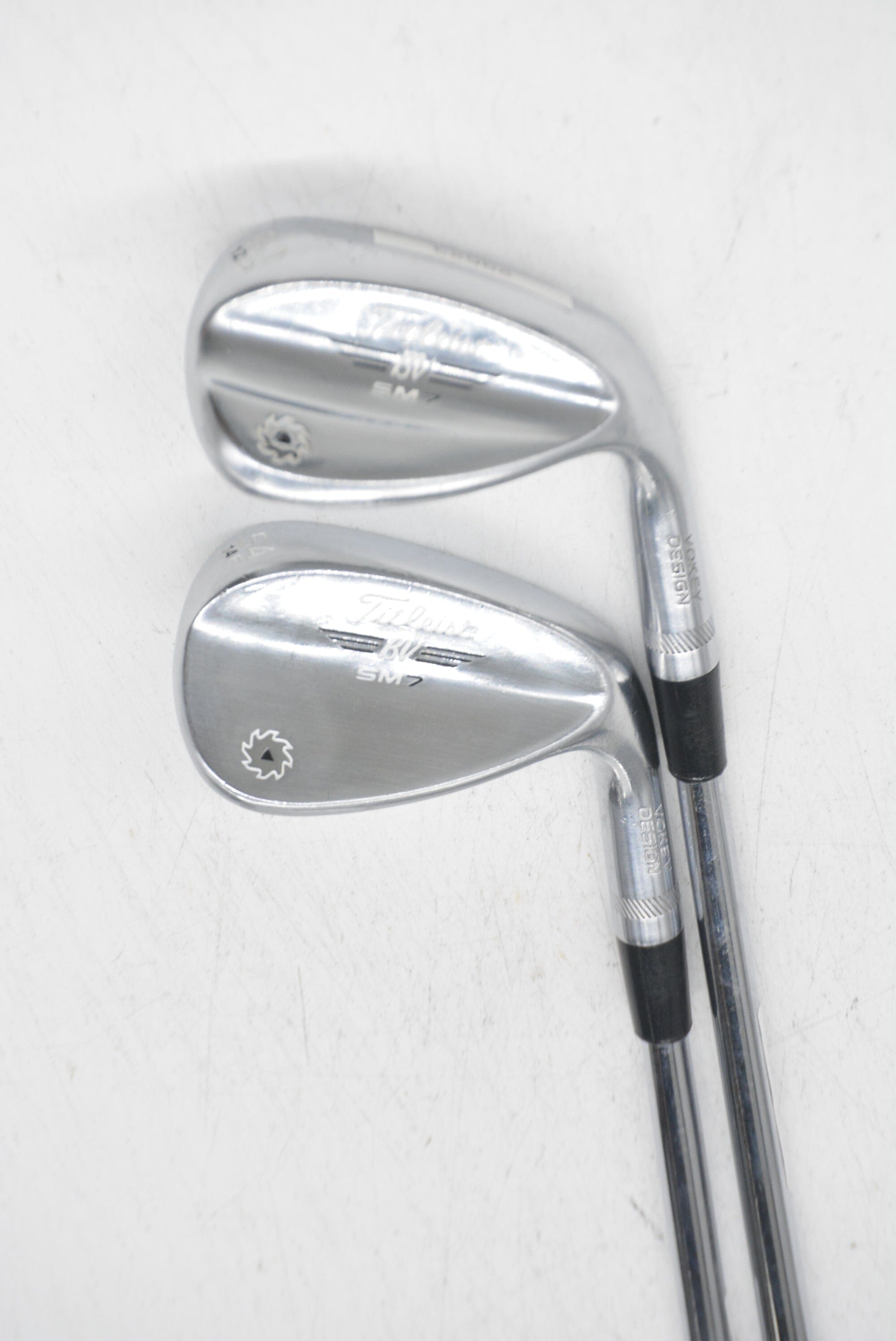 Titleist Vokey SM7 Brushed Steel 54 & 60 Degree Wedge Set S Flex Golf Clubs GolfRoots 