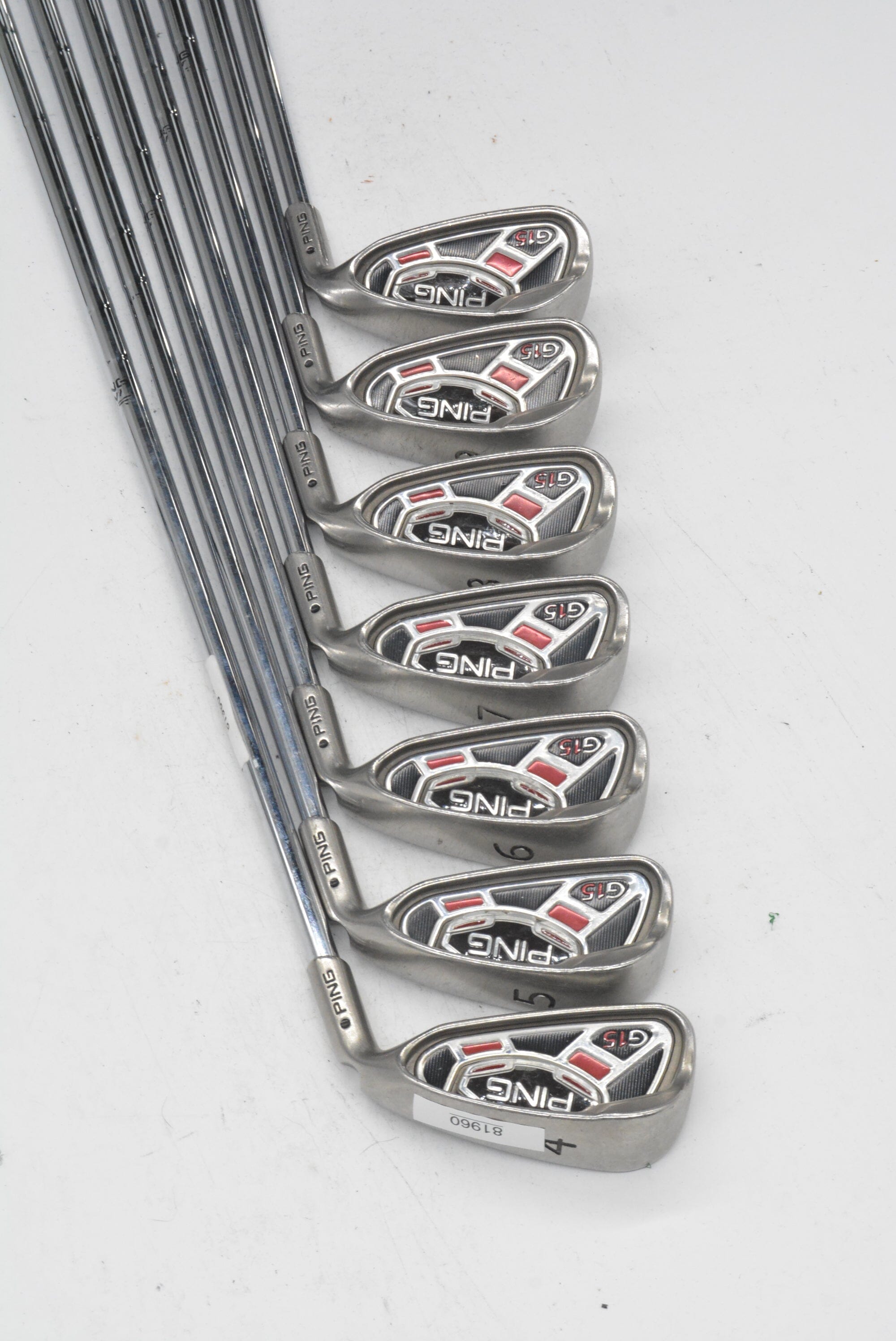 Ping G15 4-PW Iron Set S Flex +0.25" Golf Clubs GolfRoots 