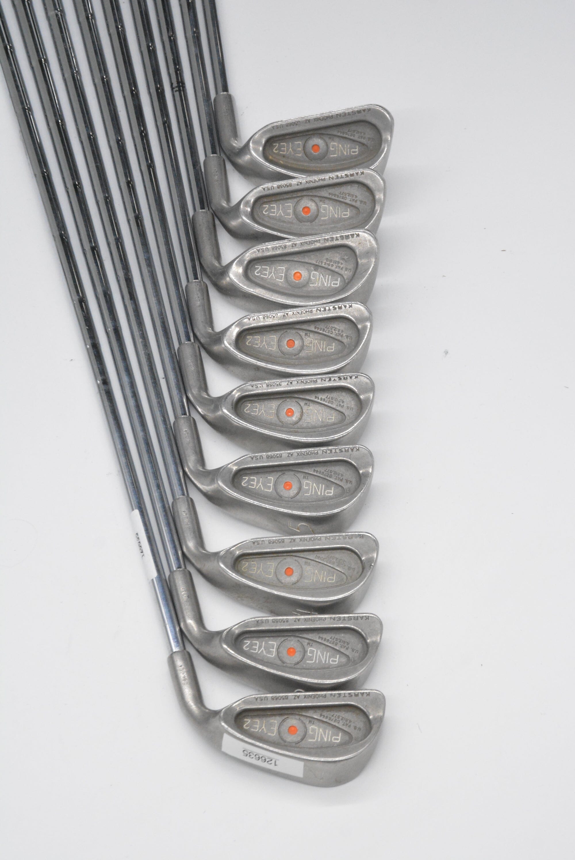Ping Eye 2 2-PW Iron Set S Flex -0.75" Golf Clubs GolfRoots 