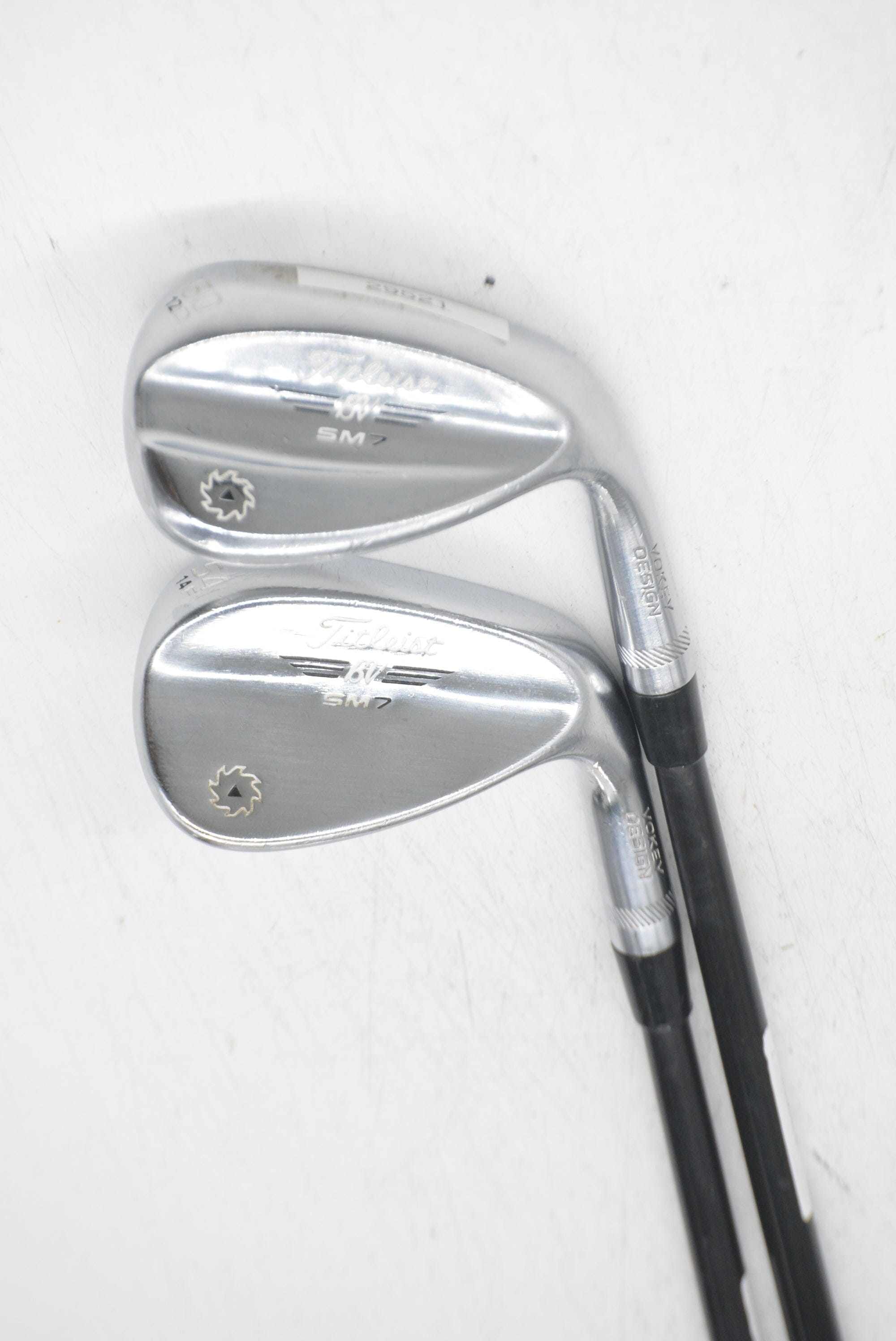 Titleist Vokey SM7 Tour Chrome 54 & 60 Degree Wedge Set S Flex Golf Clubs GolfRoots 