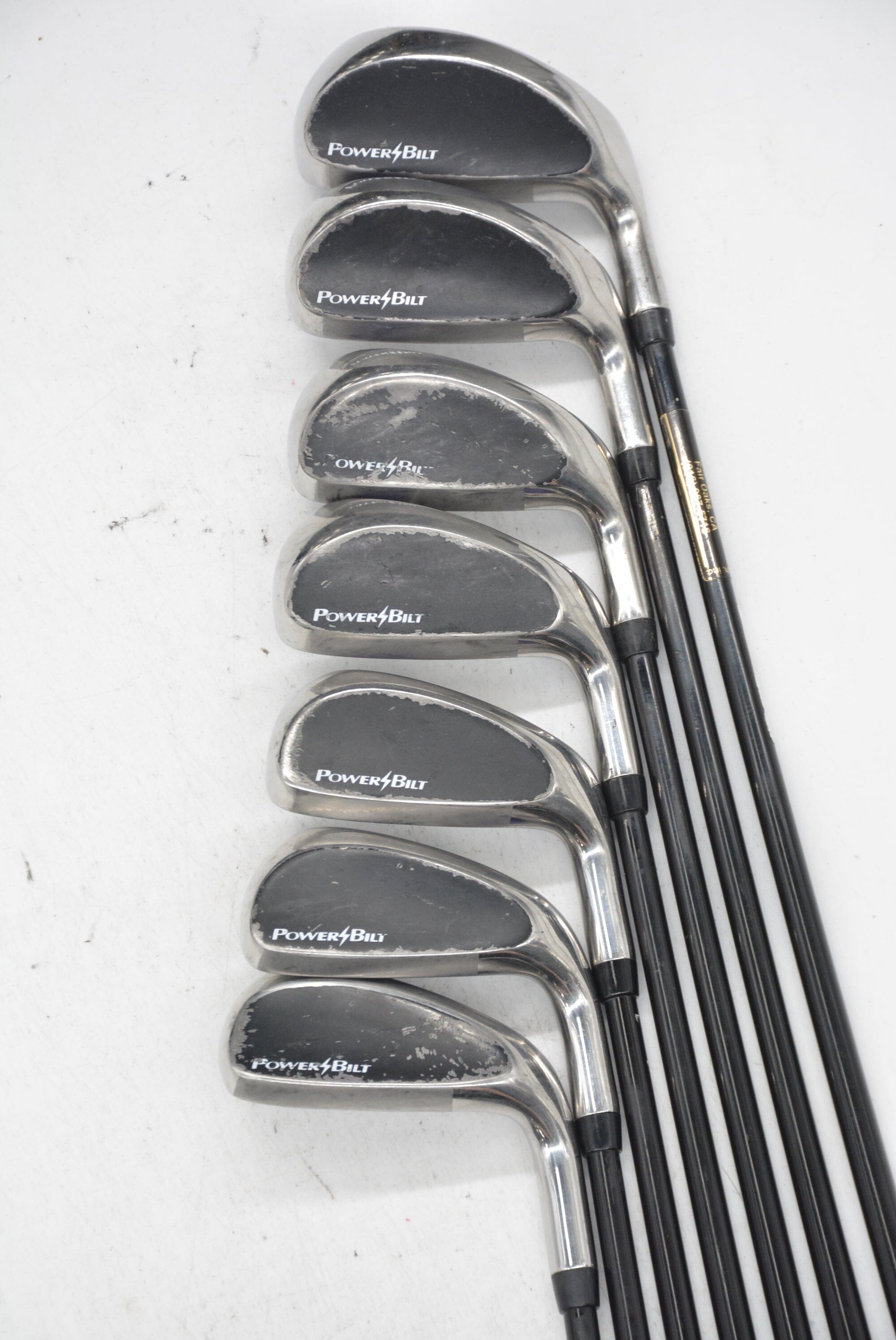 Women's PowerBilt EX-200 4-PW Iron Set W Flex -0.25" Golf Clubs GolfRoots 