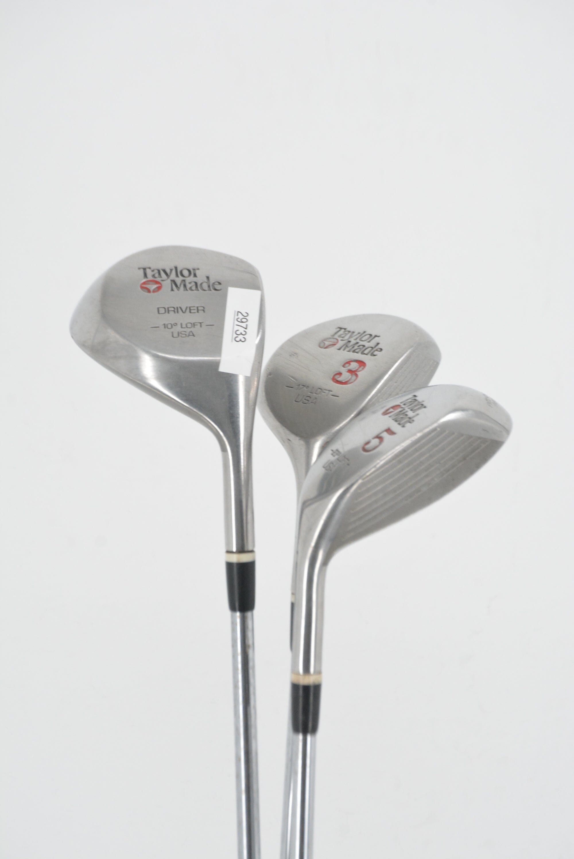 TaylorMade Metalwood D, 3W, 5W Wood Set R Flex Golf Clubs GolfRoots 