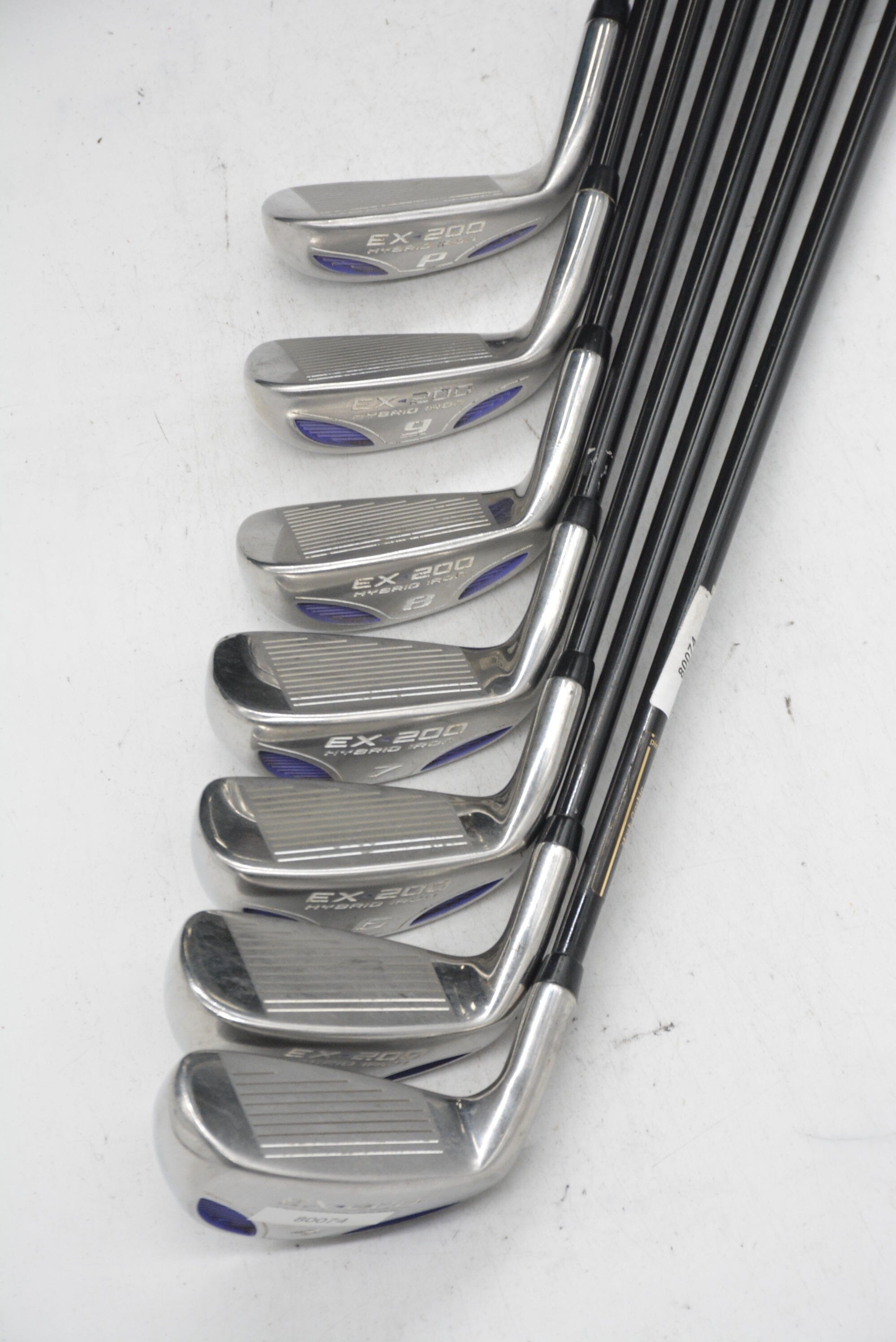 Women's PowerBilt EX-200 4-PW Iron Set W Flex -0.25" Golf Clubs GolfRoots 