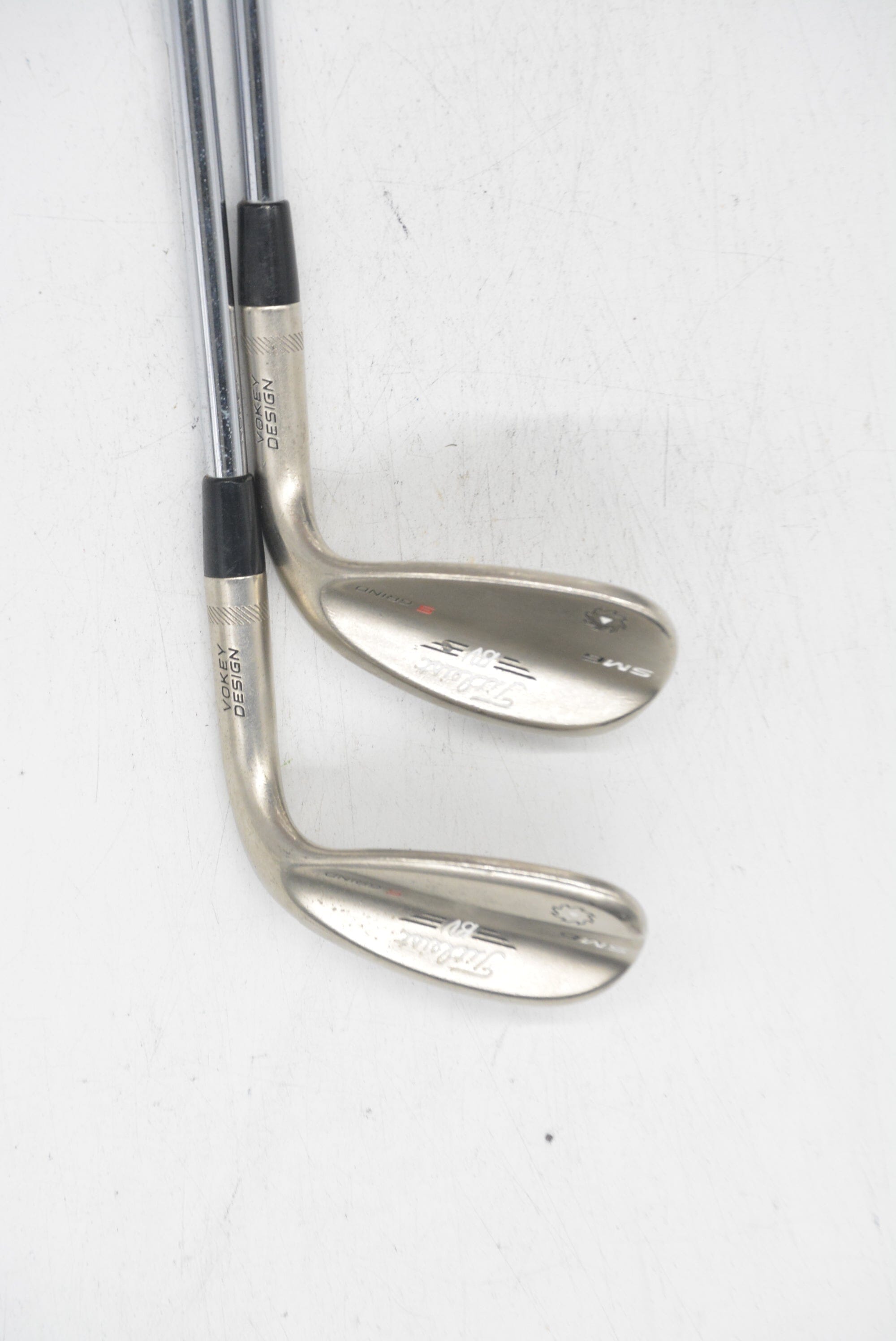 Titleist Vokey SM6 Steel Gray 54 & 58 Degree Wedge Set S Flex Golf Clubs GolfRoots 