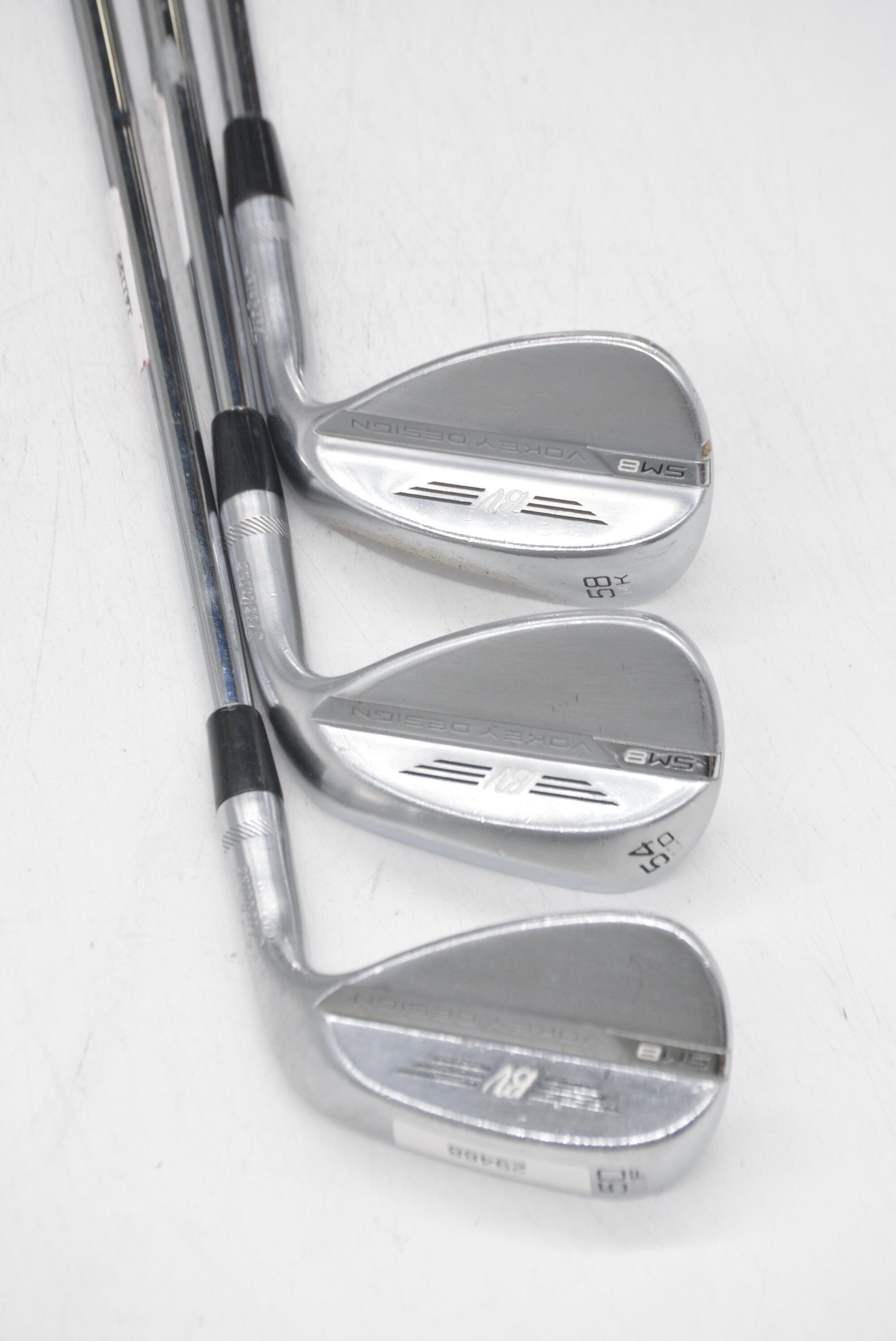 Titleist Vokey SM8 Tour Chrome 50, 54, 58 Degree Wedge Set Wedge Flex Golf Clubs GolfRoots 