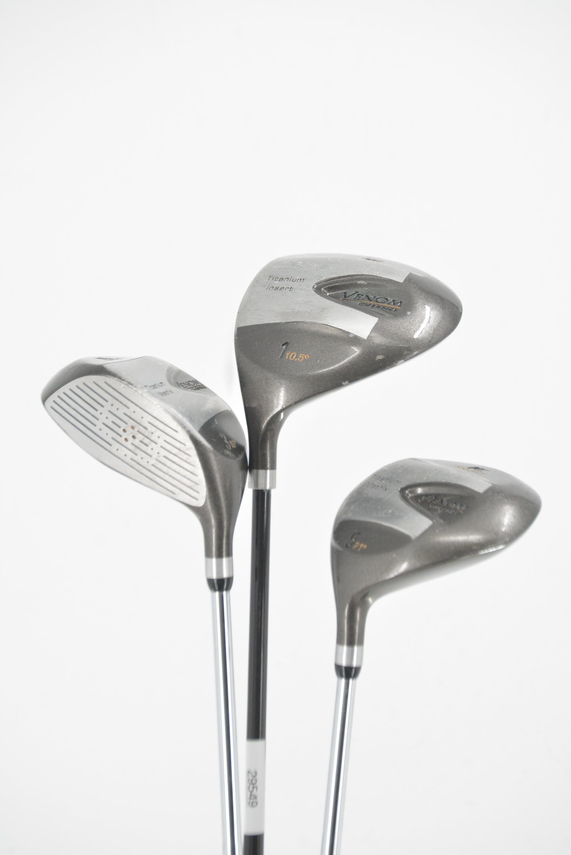 Knight Venom Oversize D, 3W, 5W Wood Set R Flex Golf Clubs GolfRoots 