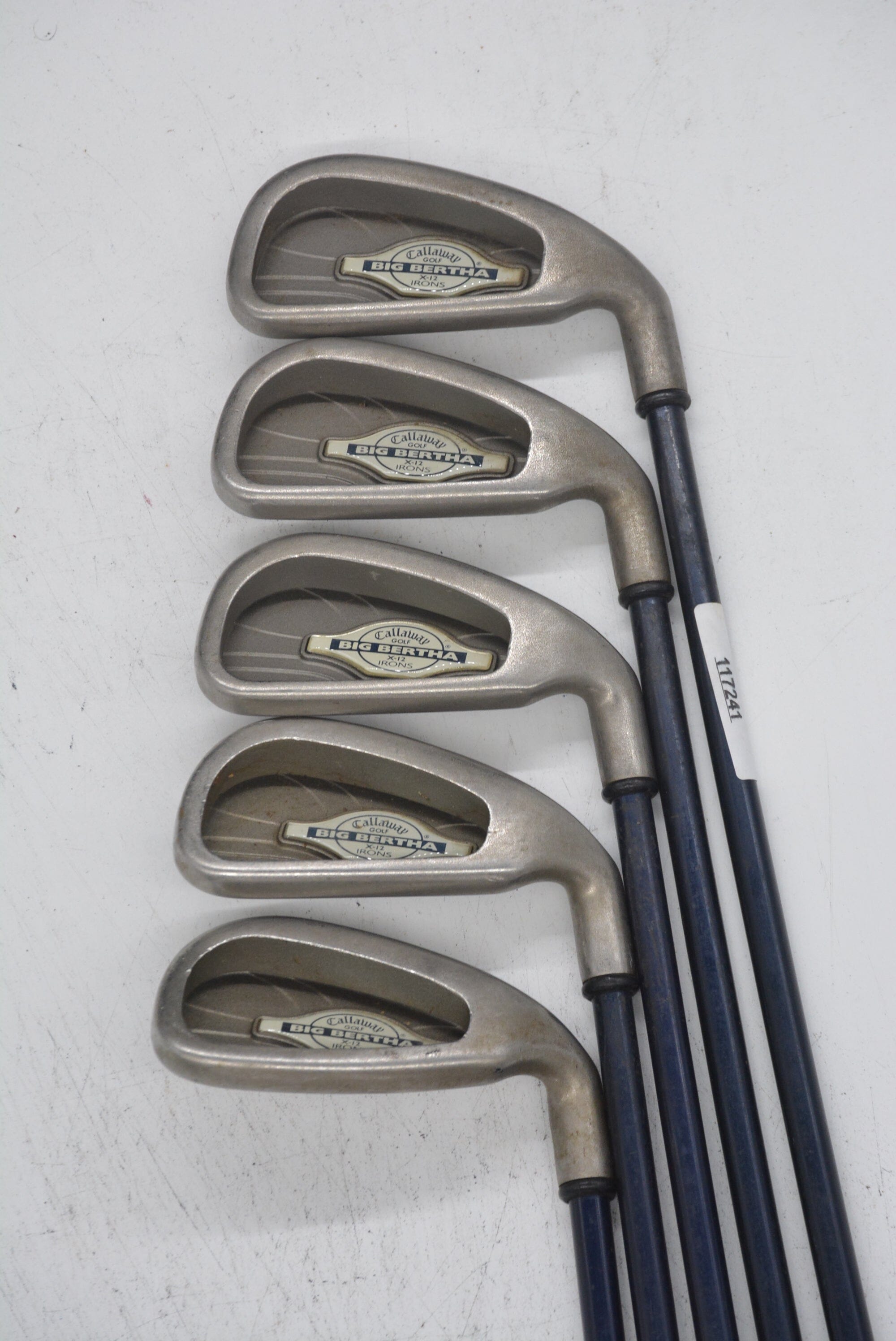 Callaway Big Bertha X-12 4-7, 9 Iron Set S Flex -0.25" Golf Clubs GolfRoots 