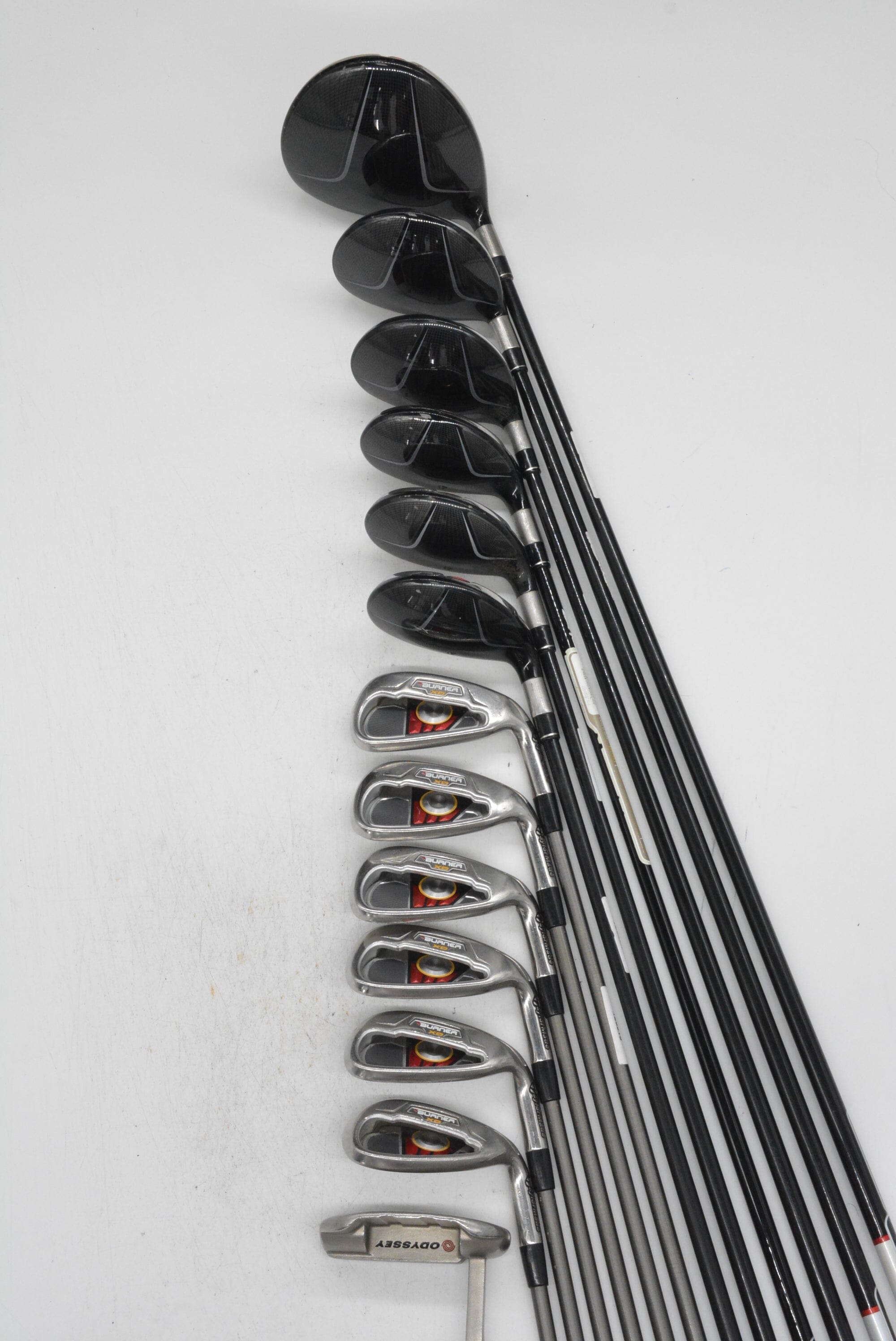 TaylorMade Burner XD Mixed Full Set R Flex -0.75" Golf Clubs GolfRoots 