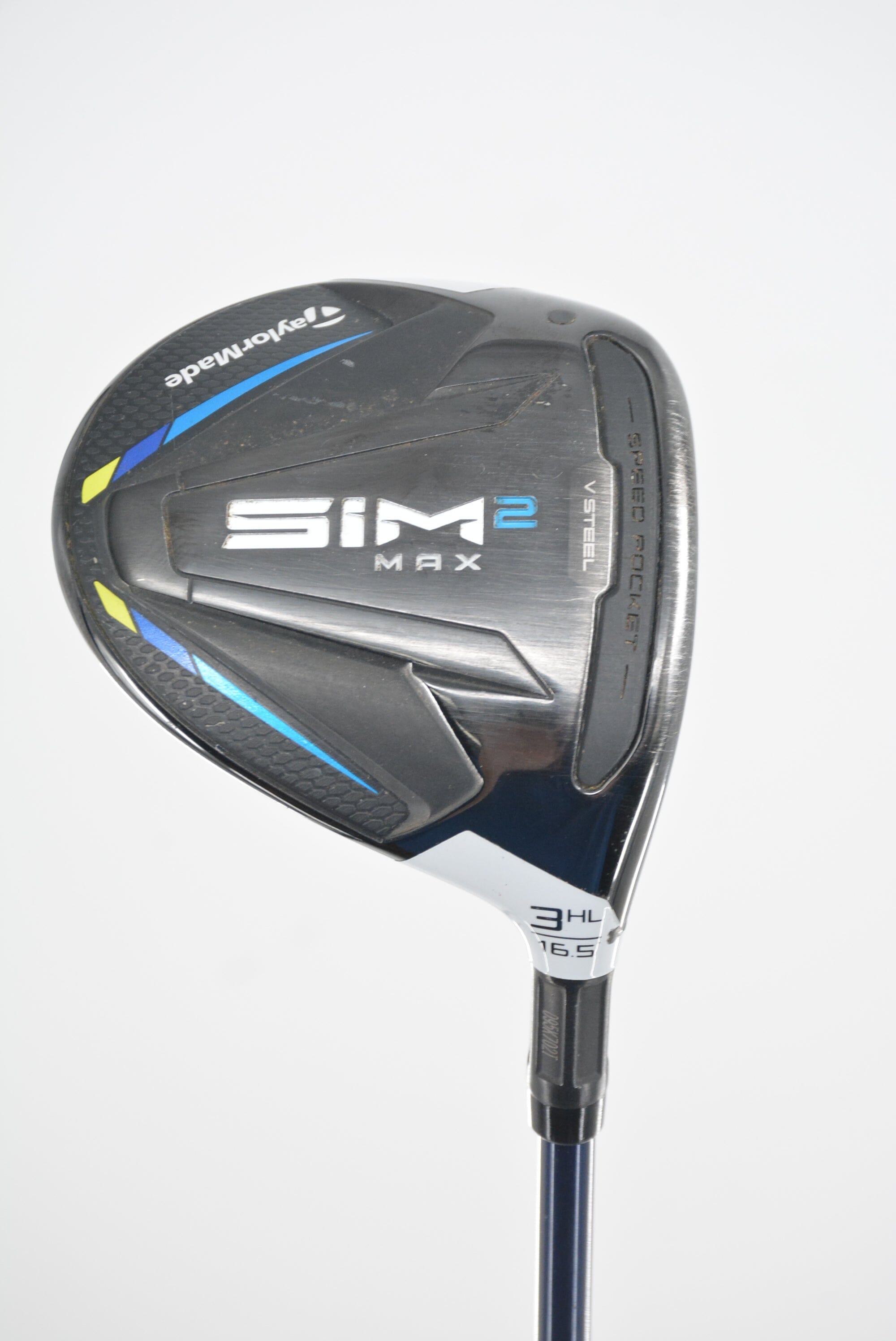 TaylorMade SIM2 Max Steel 3HL Wood SR Flex 43.25" Golf Clubs GolfRoots 