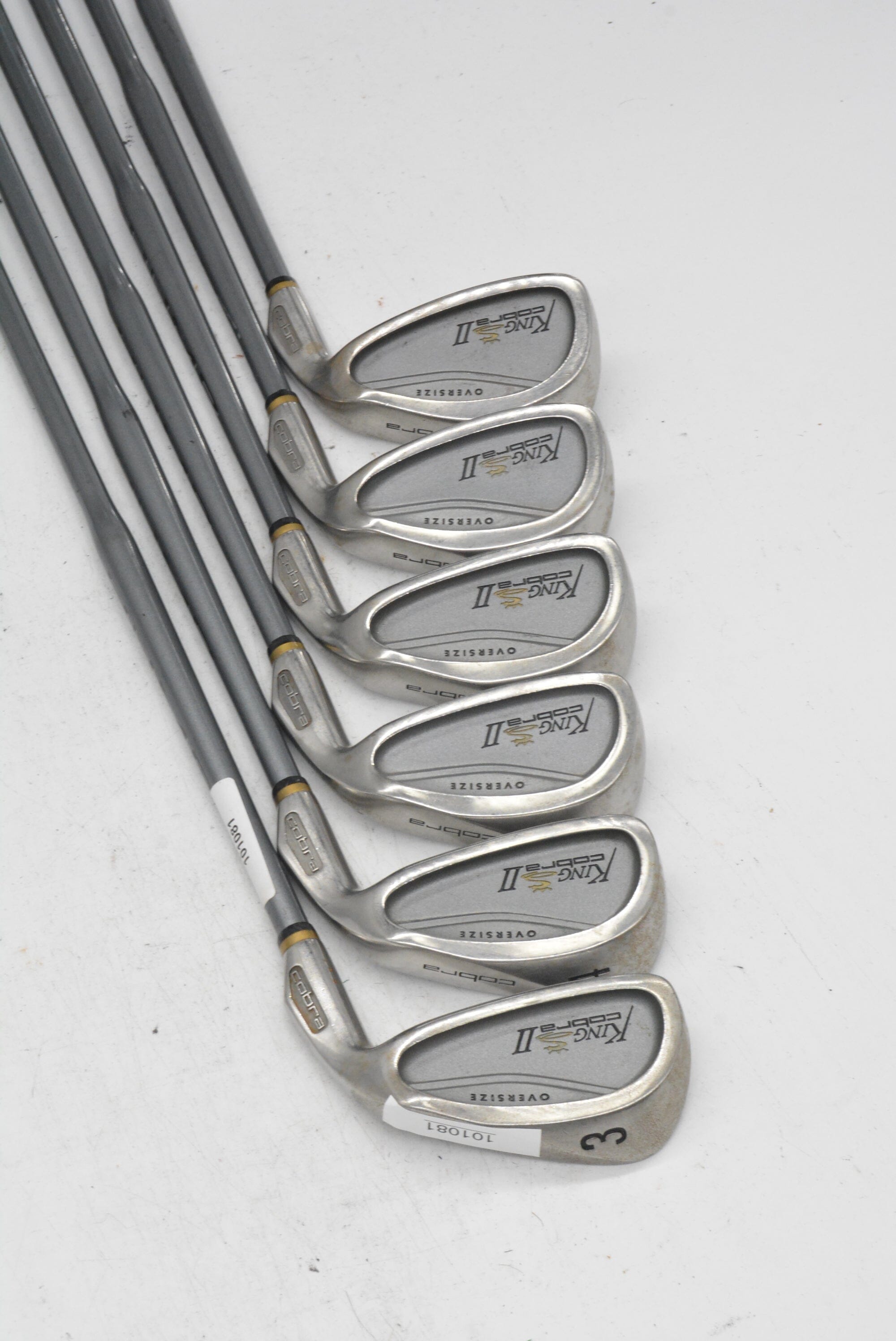 Cobra King Cobra 2 Oversize 3-4, 6-9 Iron Set S Flex -0.5" Golf Clubs GolfRoots 