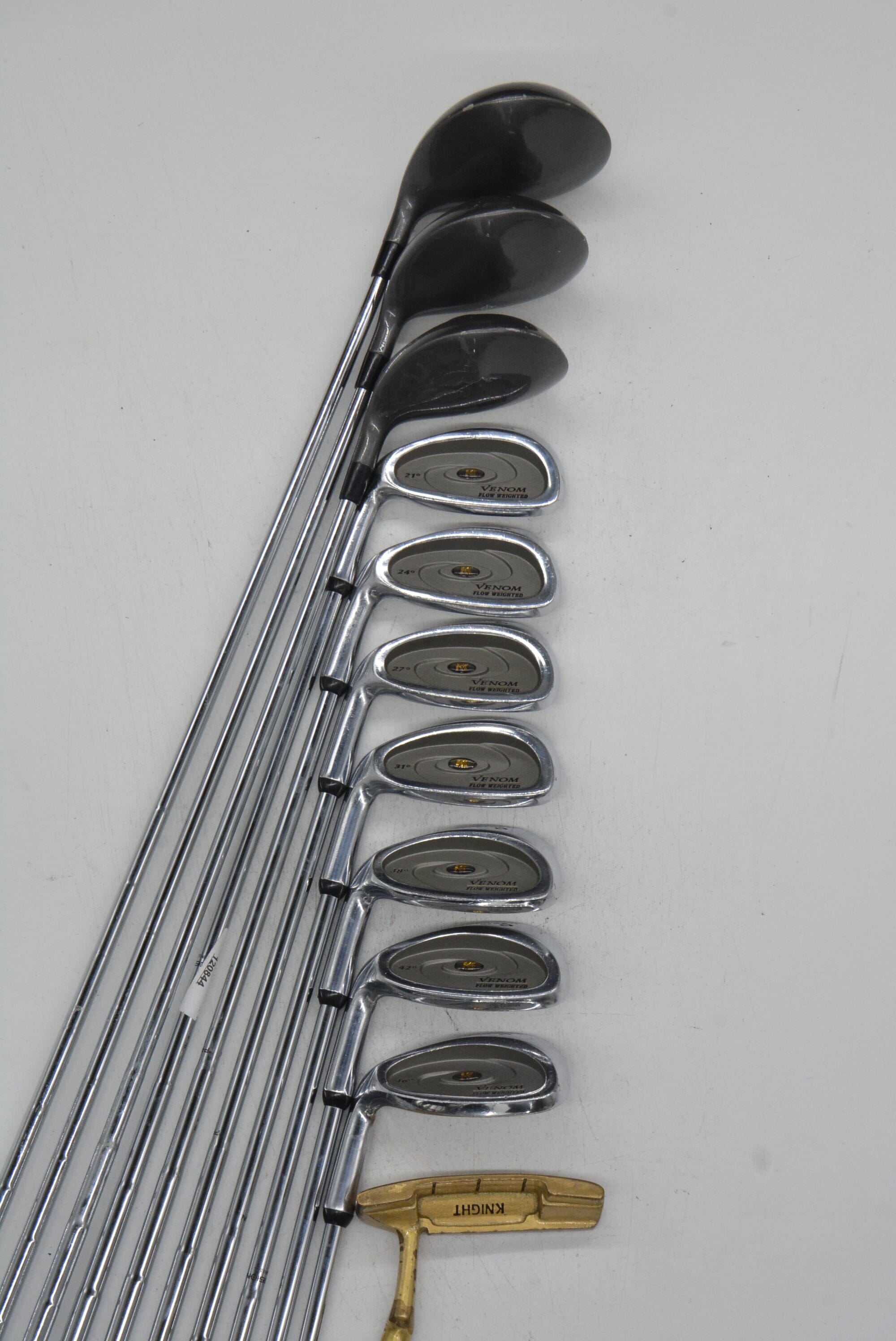 Women's Lefty Knight Venom (No 7 iron) Mixed Full Set W Flex +0.75" Golf Clubs GolfRoots 