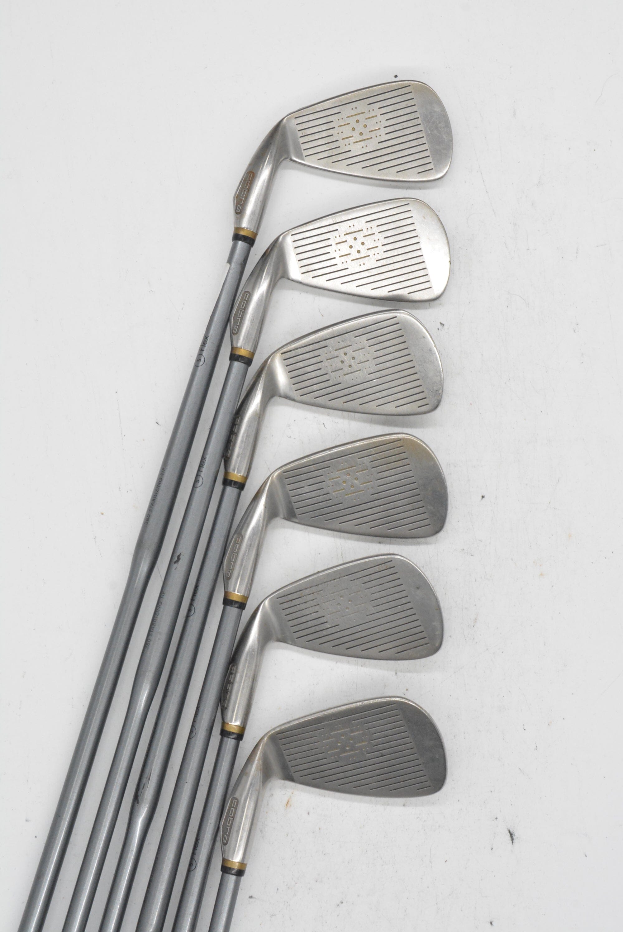 Cobra King Cobra 2 Oversize 3-4, 6-9 Iron Set S Flex -0.5" Golf Clubs GolfRoots 