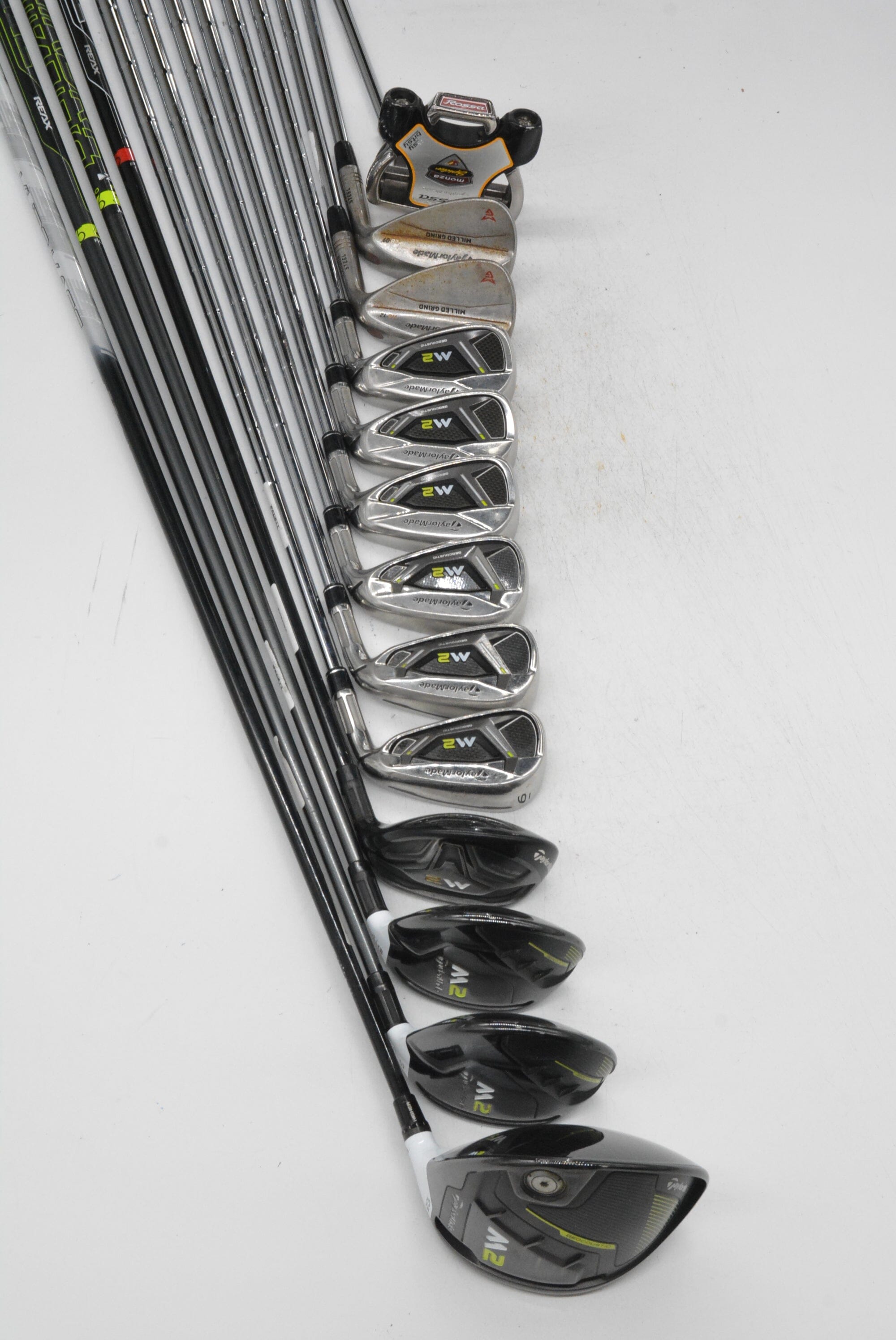 TaylorMade M2 2017 Mixed Full Set S Flex +0.75" Golf Clubs GolfRoots 