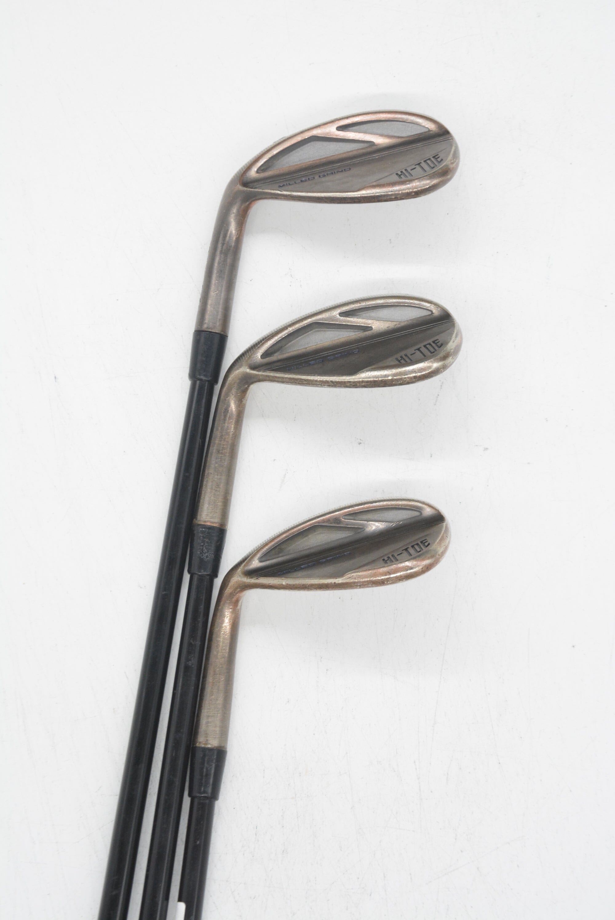Lefty TaylorMade Hi Toe 3 Copper 50, 54, 58 Degree Wedge Set Wedge Flex Golf Clubs GolfRoots 