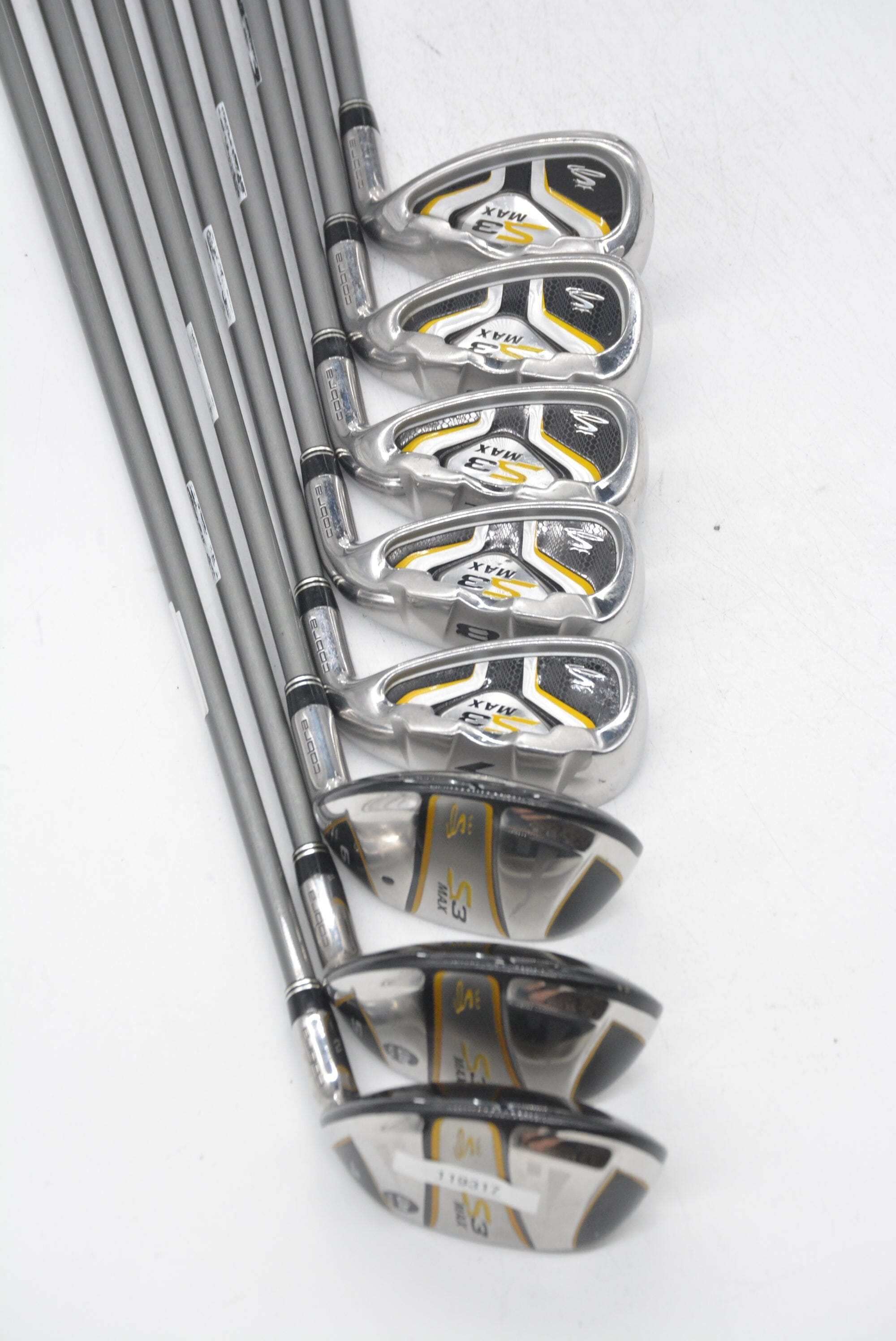 Cobra S3 Max Combo 4H-6H, 7-PW, SW Iron Set SR Flex -0.5" Golf Clubs GolfRoots 