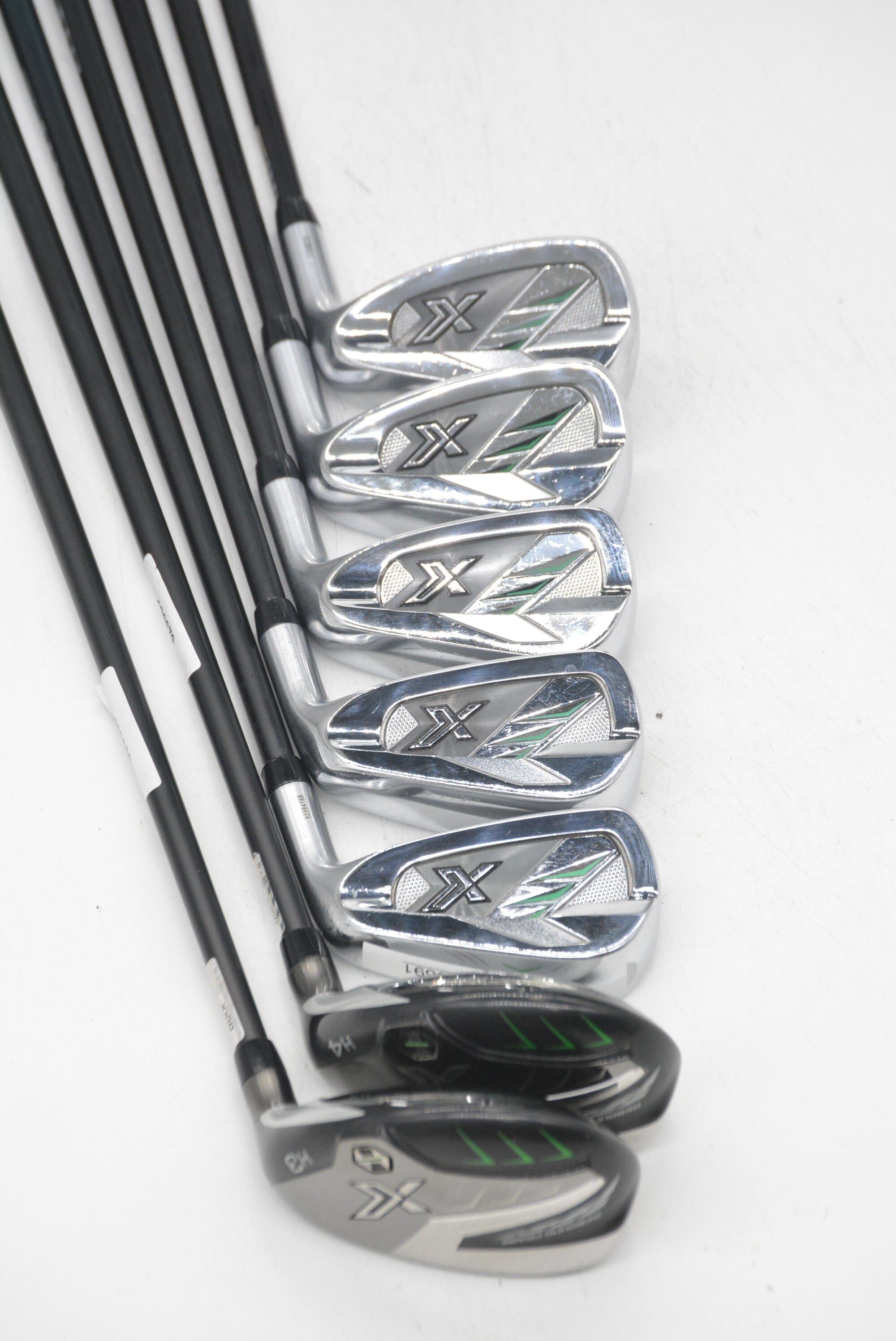 XXIO X Black 3H-4H, 7-AW Iron Set S Flex -0.25" Golf Clubs GolfRoots 