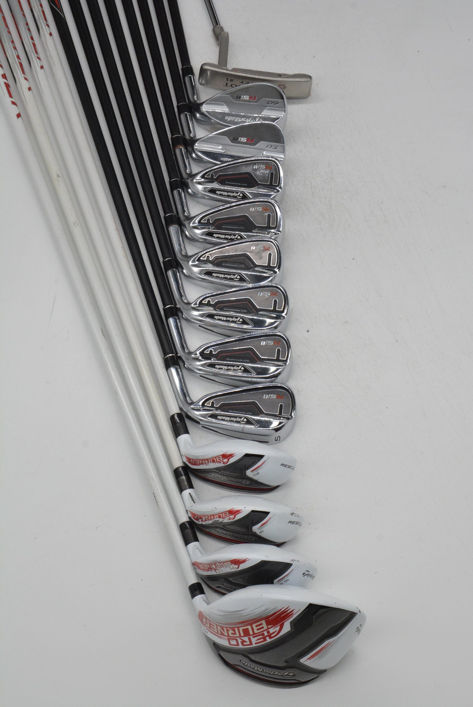TaylorMade RSi 1 Mixed Full Set S Flex -0.5" Golf Clubs GolfRoots 
