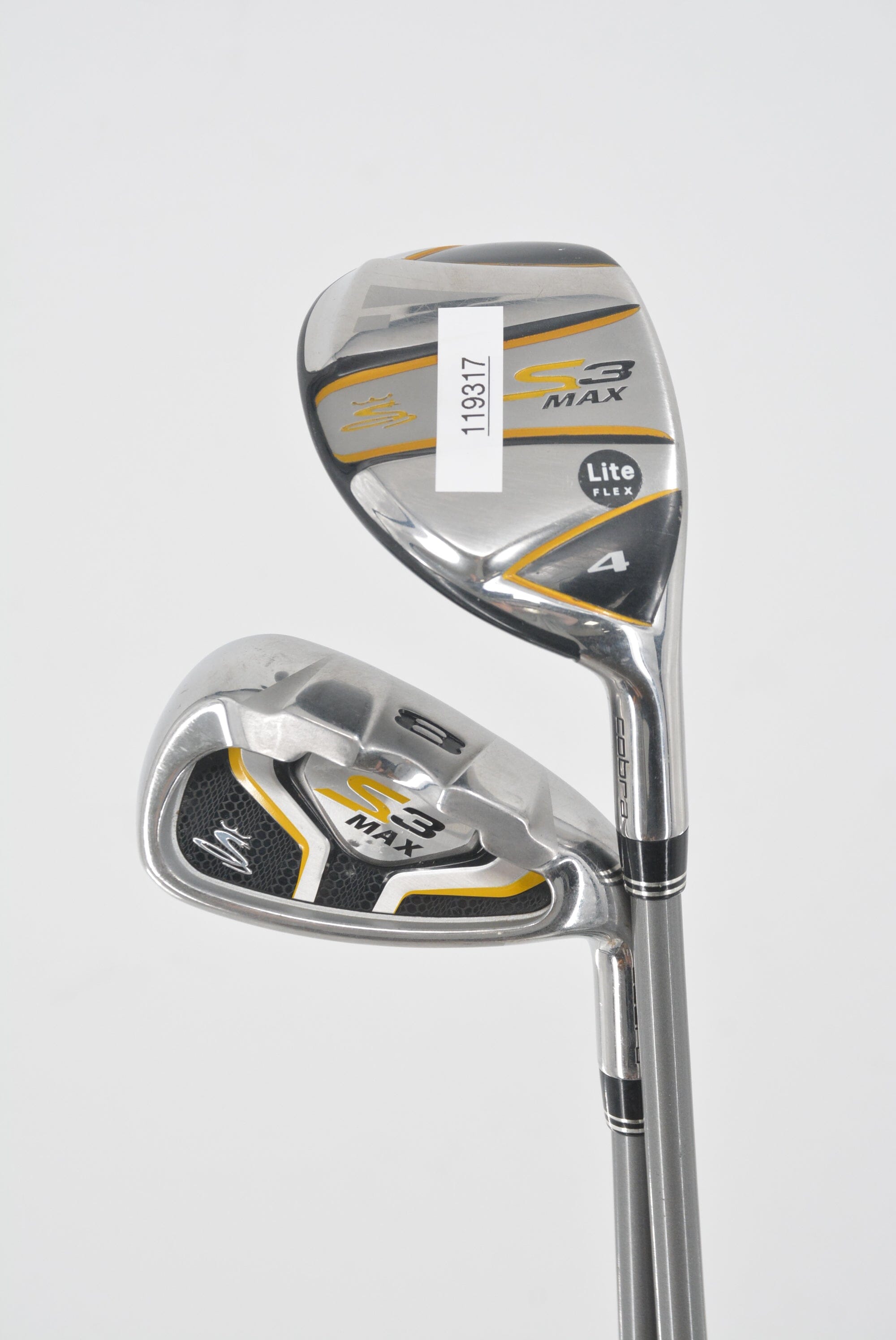 Cobra S3 Max Combo 4H-6H, 7-PW, SW Iron Set SR Flex -0.5" Golf Clubs GolfRoots 