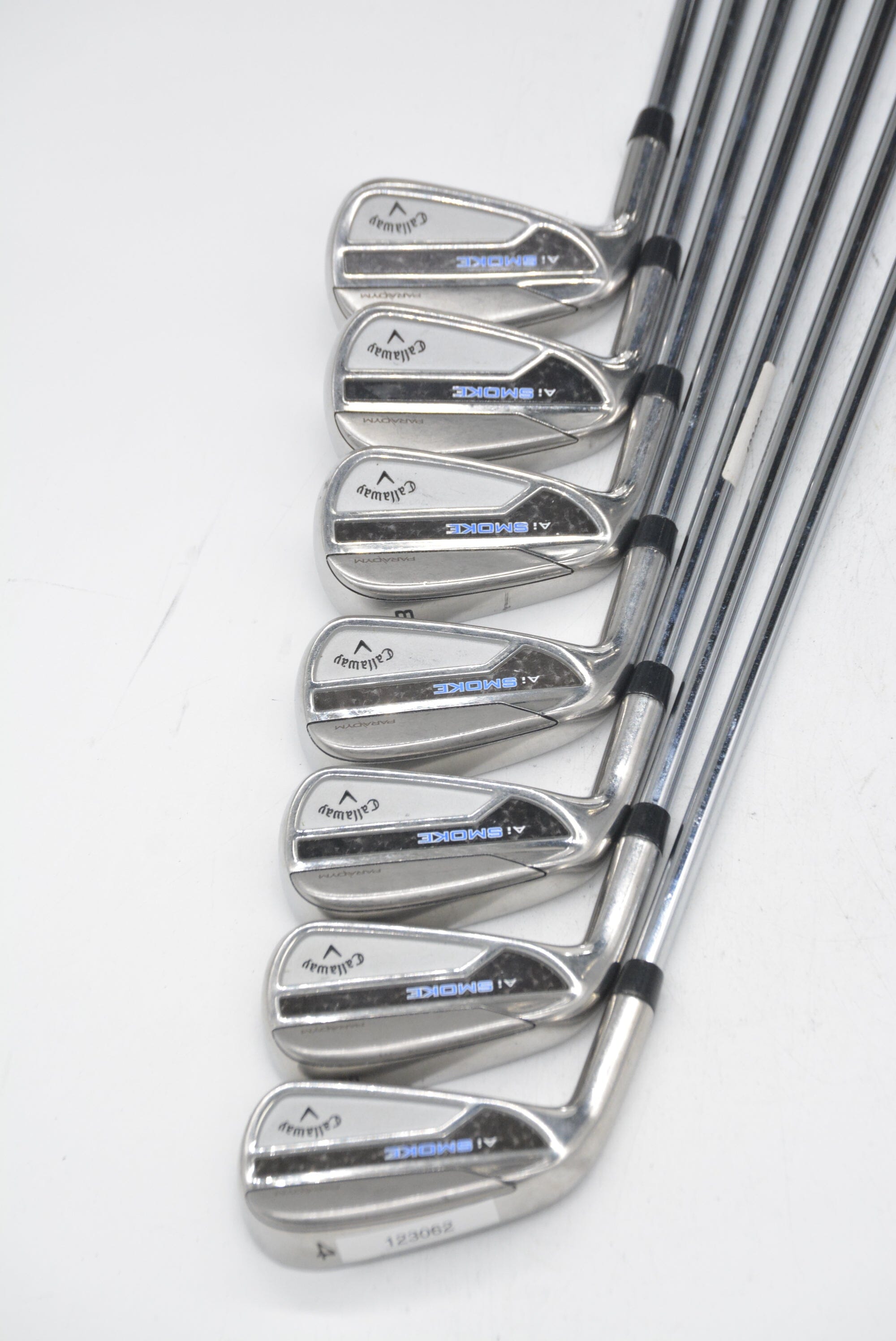 Lefty Callaway Paradym Ai Smoke 4-PW Iron Set R Flex +0.25" Golf Clubs GolfRoots 
