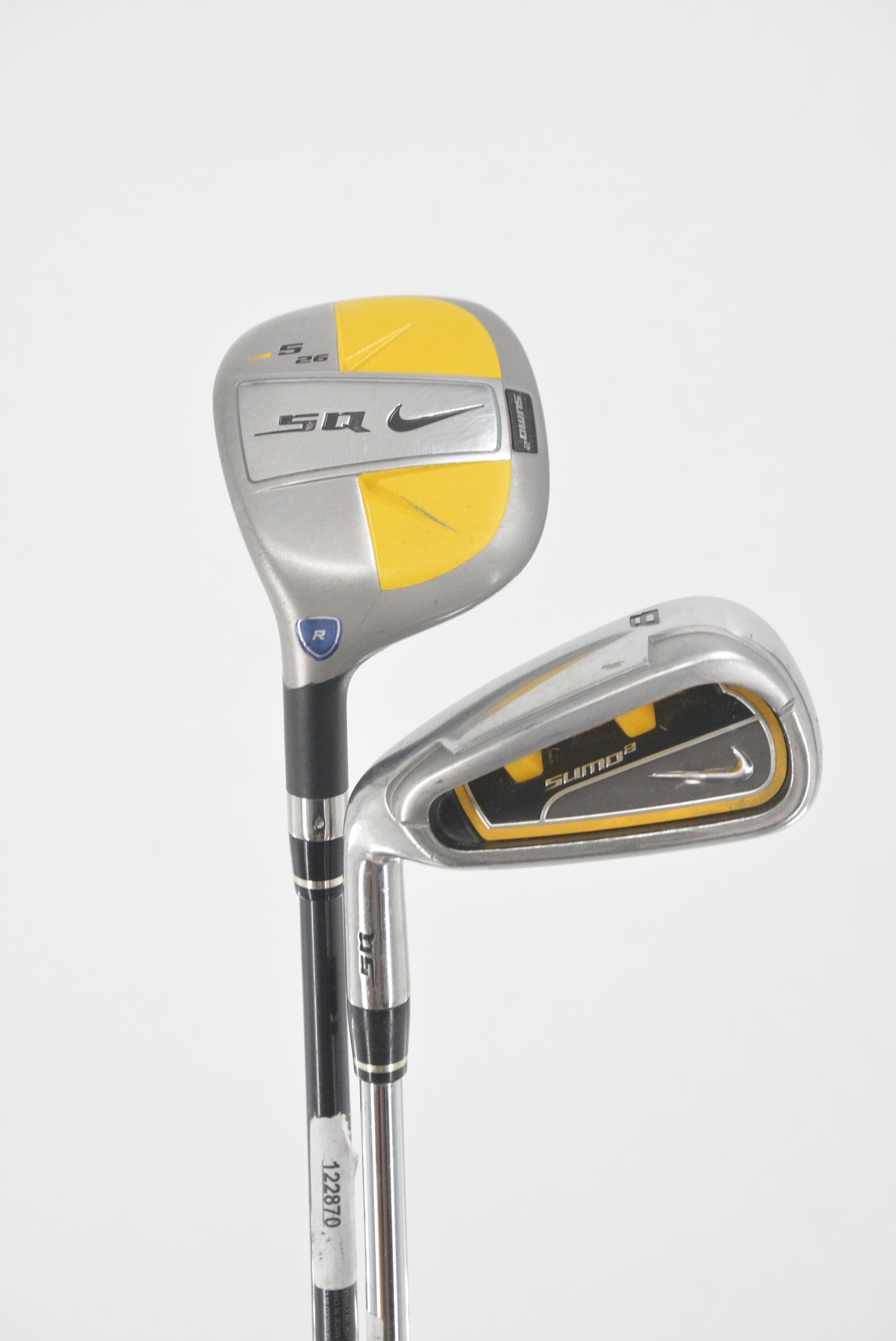 Lefty Nike SQ Sumo 2 4H-7H, 8-SW Iron Set R Flex Std Length