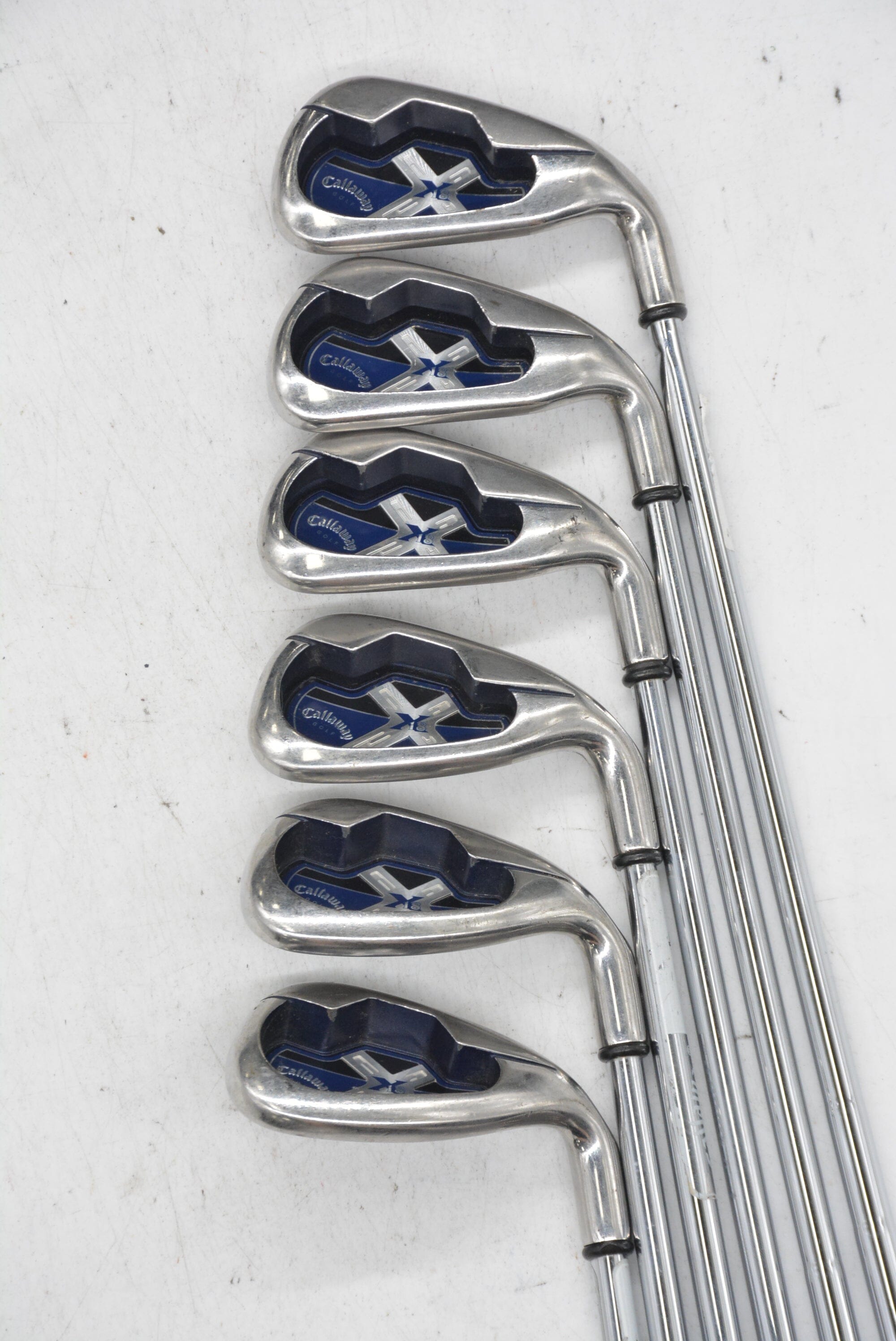 Callaway X-18 5-8, PW, AW Iron Set Uniflex Std Length Golf Clubs GolfRoots 