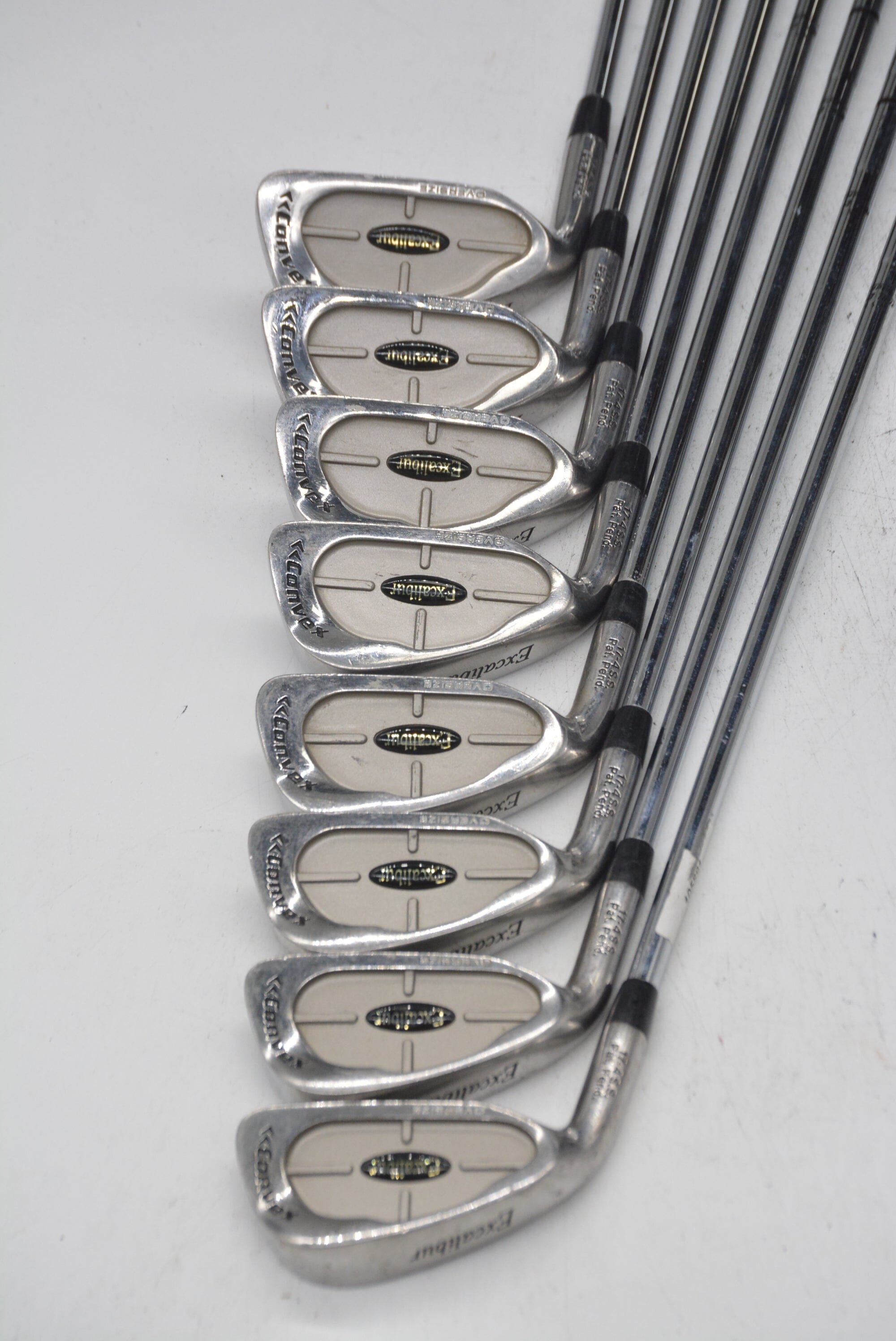 Lefty Excalibur Convex Oversized 3-PW Iron Set S Flex +1" Golf Clubs GolfRoots 