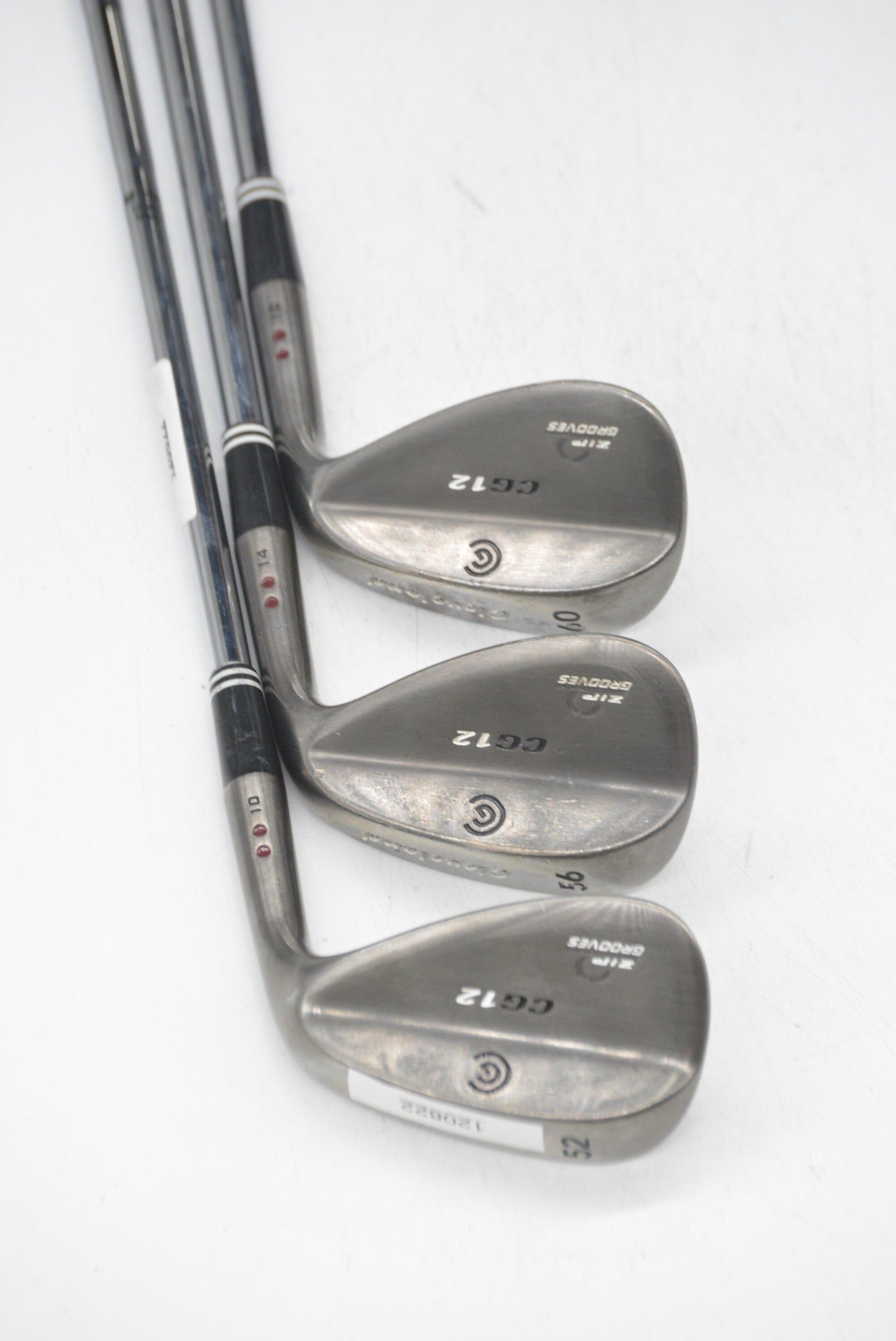 Cleveland CG12 Black Pearl 52, 56, 60 Degree Wedge Set Wedge Flex Golf Clubs GolfRoots 