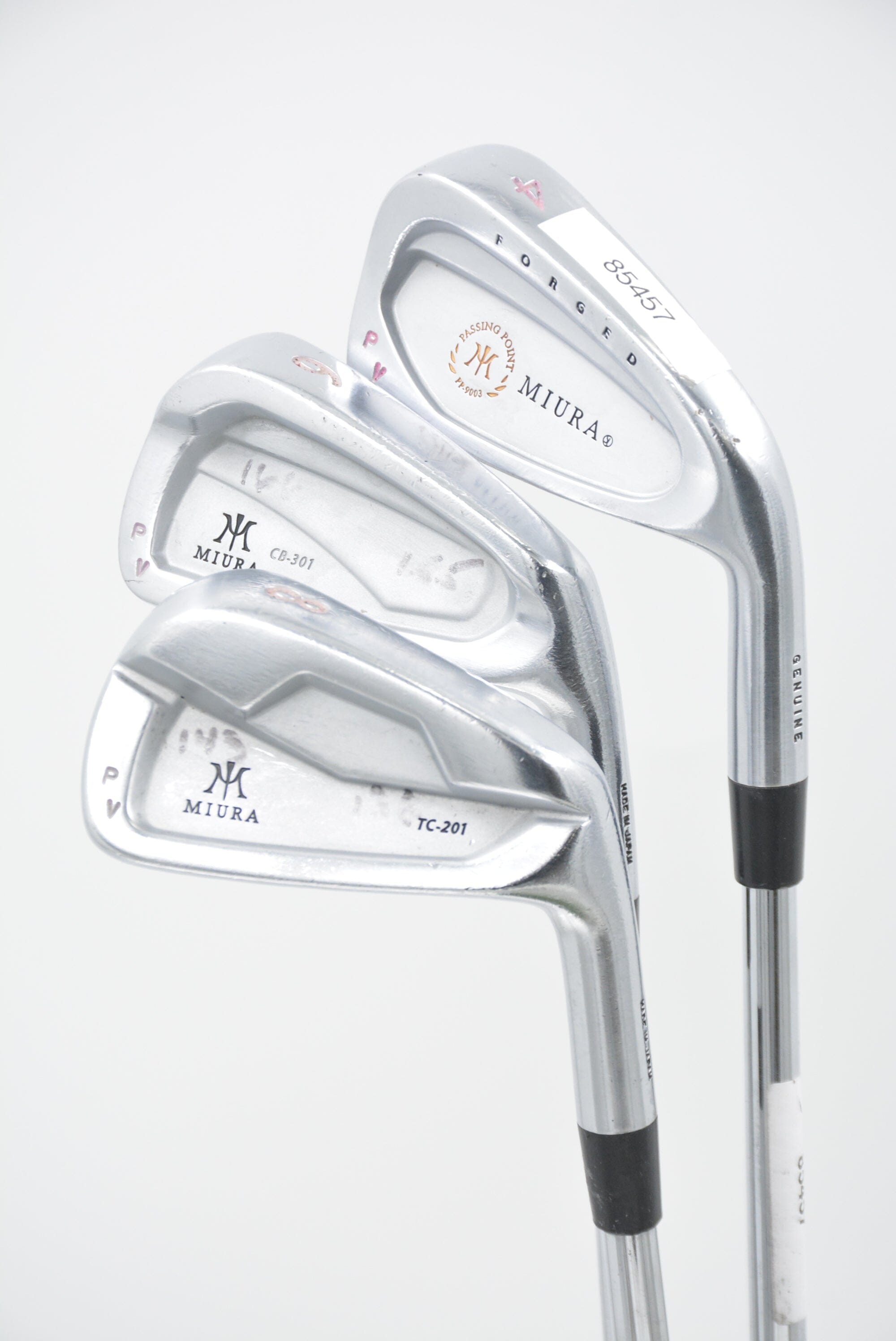 Miura PP-9003/CB 301/TC 201 4-PW Iron Set S Flex Std Length