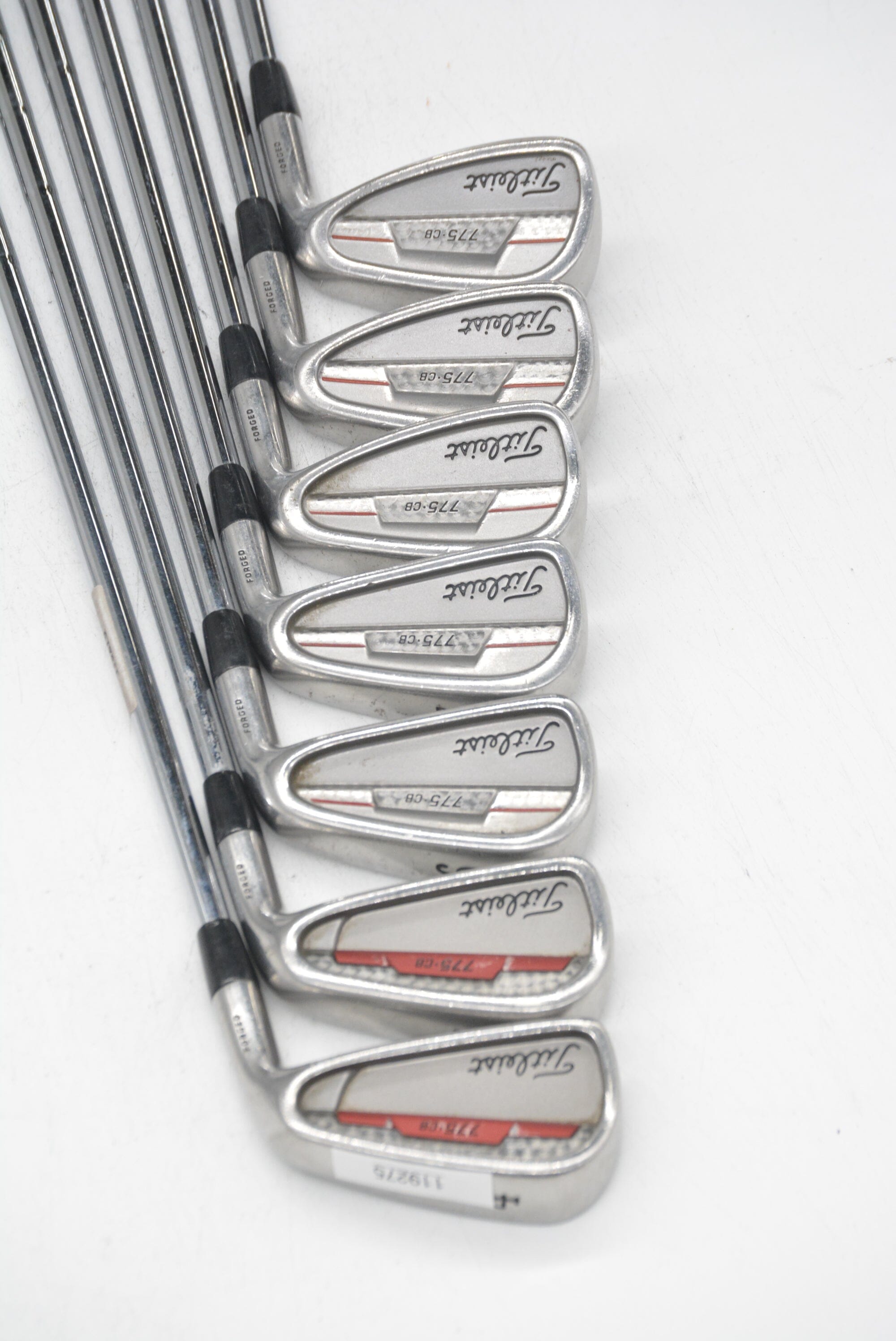 Titleist 775 CB Forged 4-PW Iron Set S Flex +1" Golf Clubs GolfRoots 