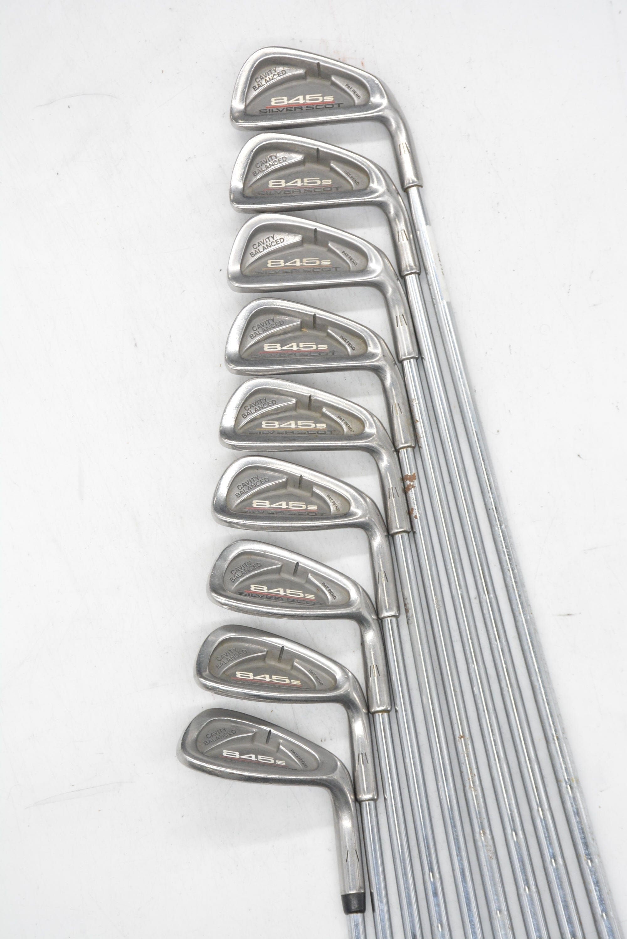 Tommy Armour 845S Silver Scot 3-AW Iron Set S Flex Std Length Golf Clubs GolfRoots 