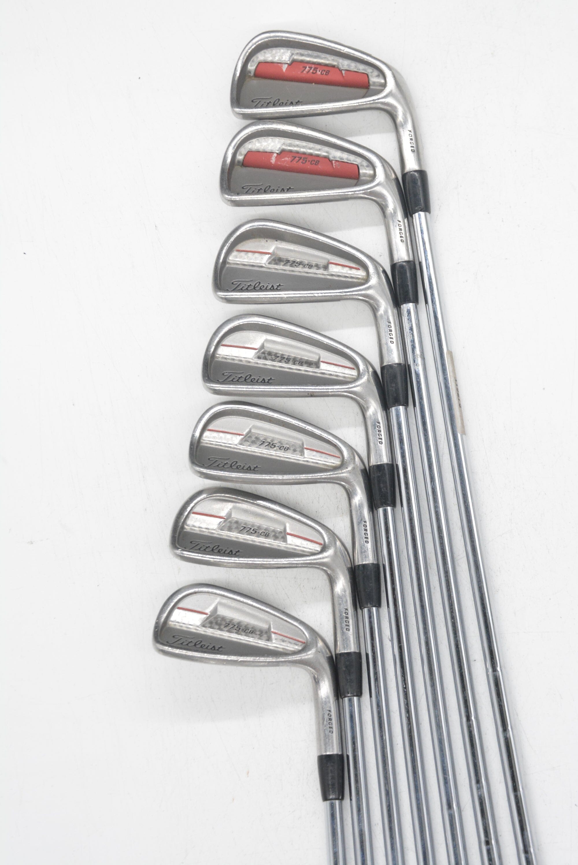 Titleist 775 CB Forged 4-PW Iron Set S Flex +1" Golf Clubs GolfRoots 