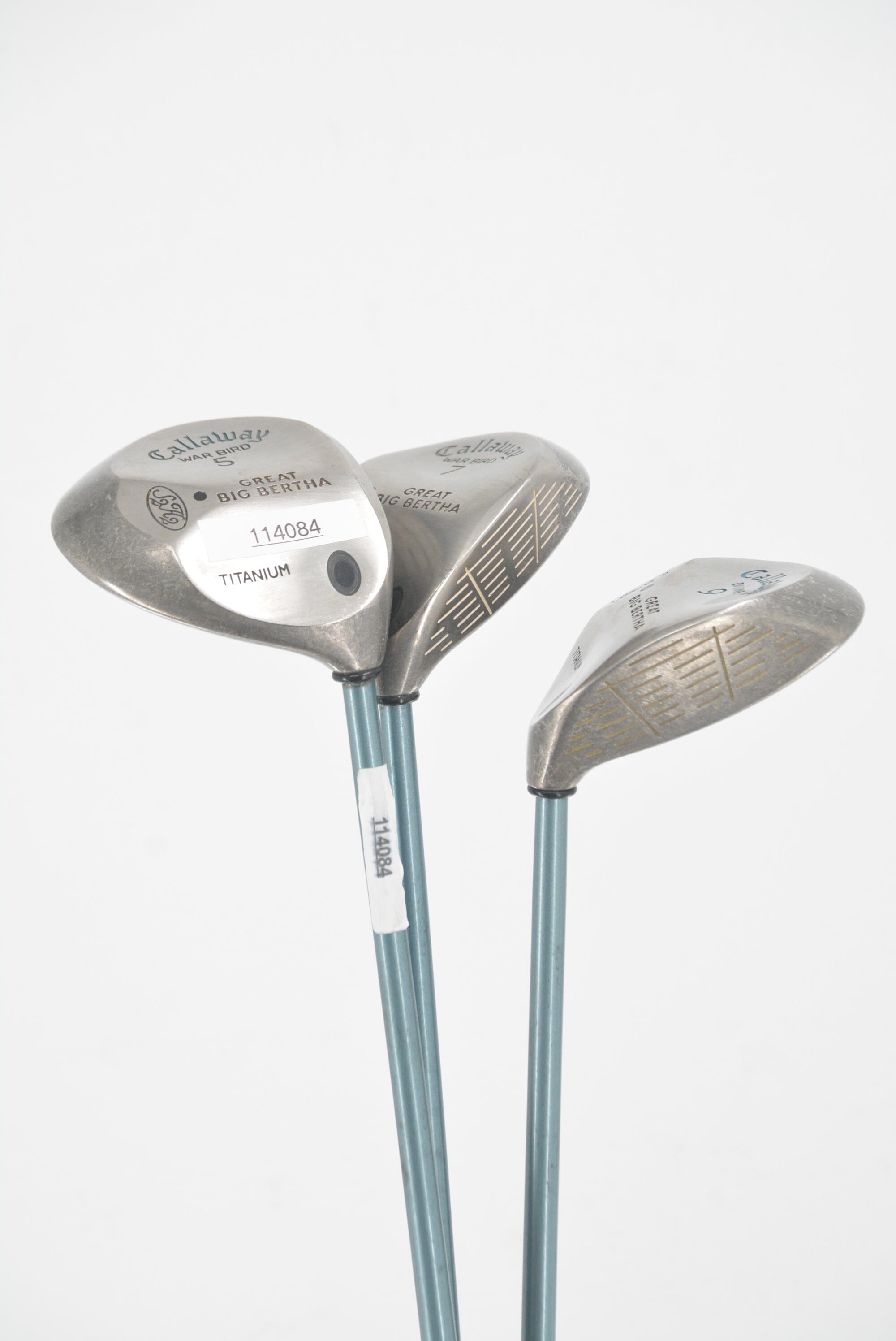 Women's Callaway Original Great Big Bertha 5W, 7W, 9W Wood Set W Flex Golf Clubs GolfRoots 