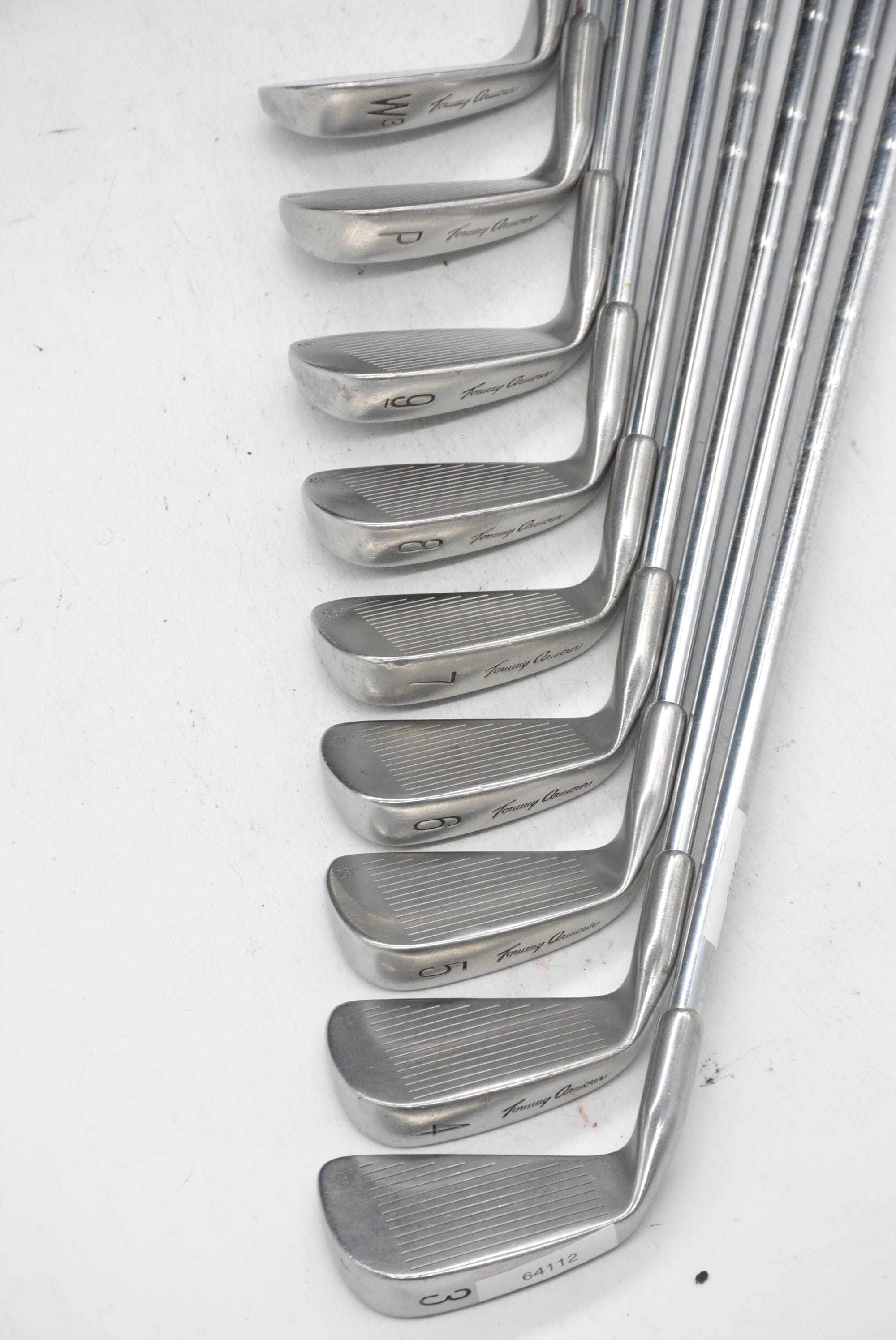 Tommy Armour 845S Silver Scot 3-AW Iron Set S Flex Std Length Golf Clubs GolfRoots 