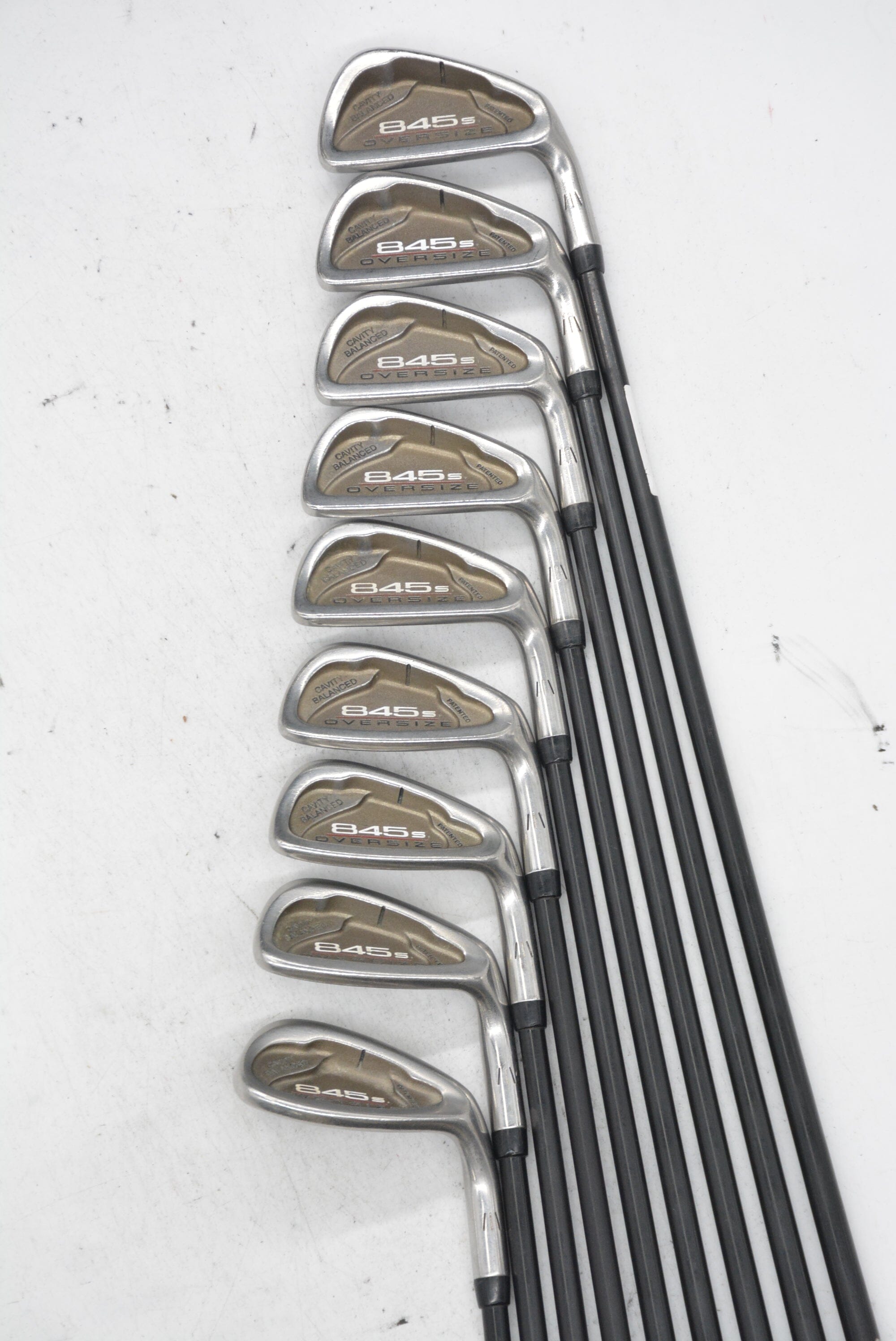 Tommy Armour 845S Oversize 3-PW, SW Iron Set R Flex -0.25" Golf Clubs GolfRoots 