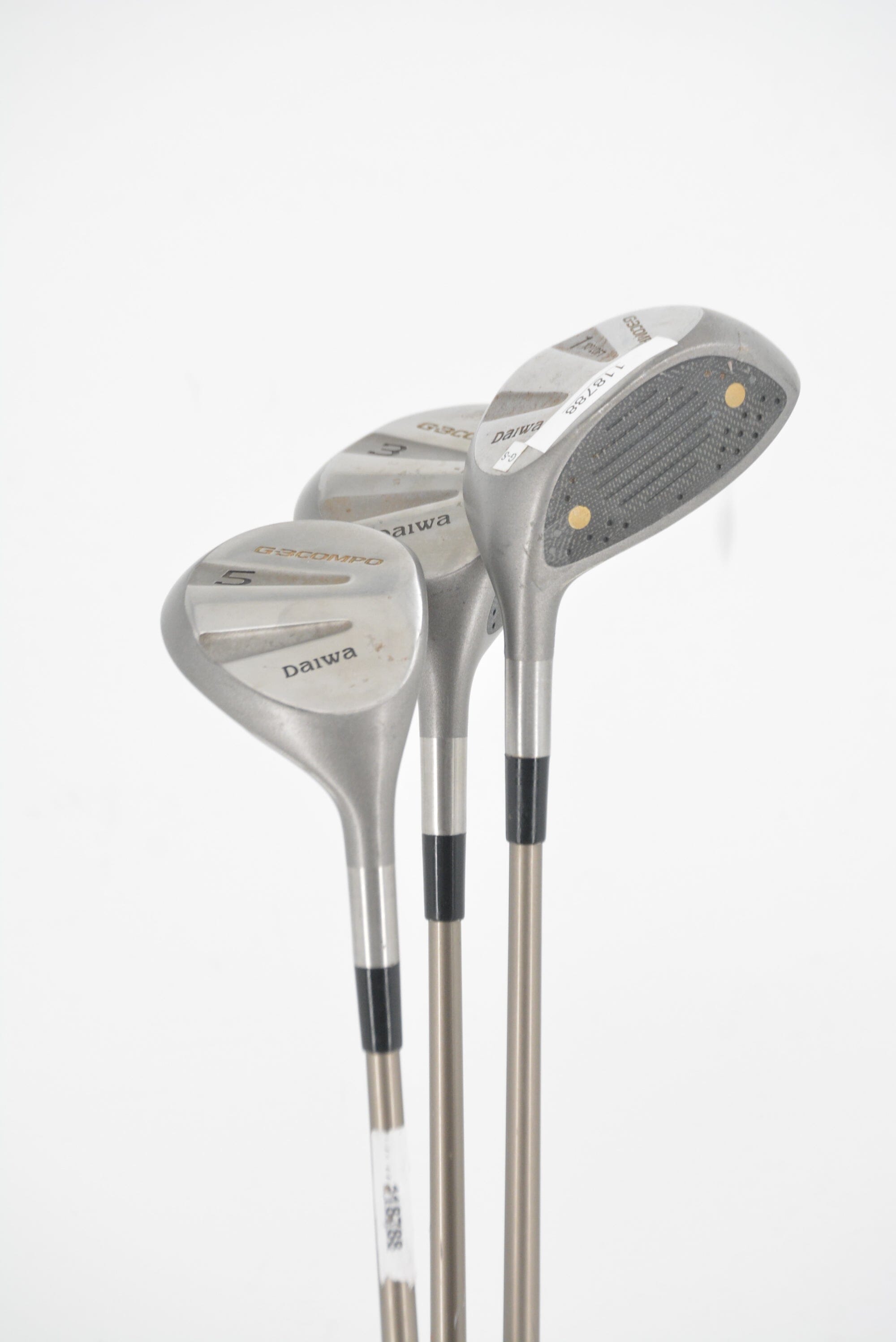 Daiwa G-3 Compo D, 3W, 5W Wood Set S Flex Golf Clubs GolfRoots 