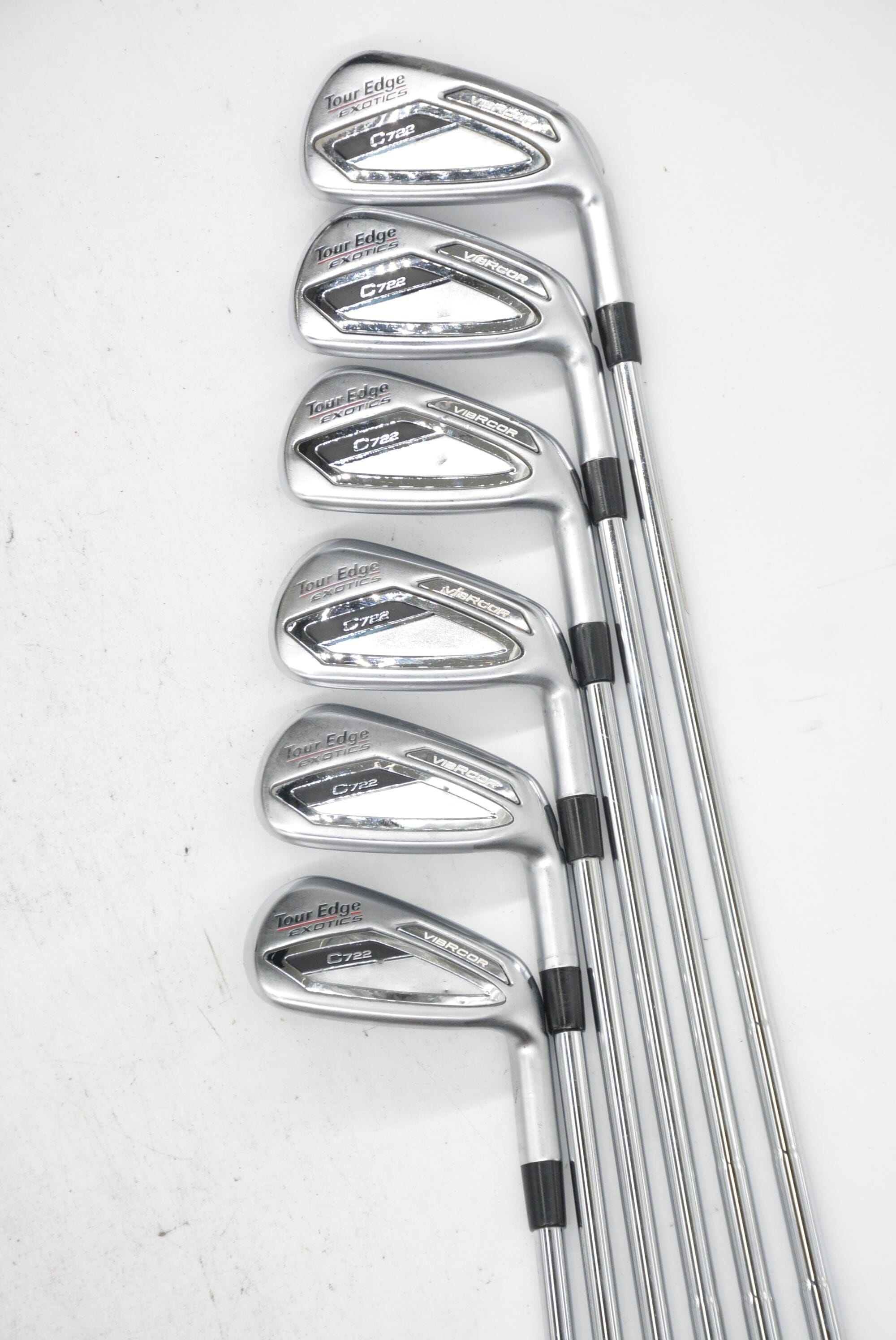 Tour Edge Exotics C722 5-PW Iron Set S Flex Std Length Golf Clubs GolfRoots 