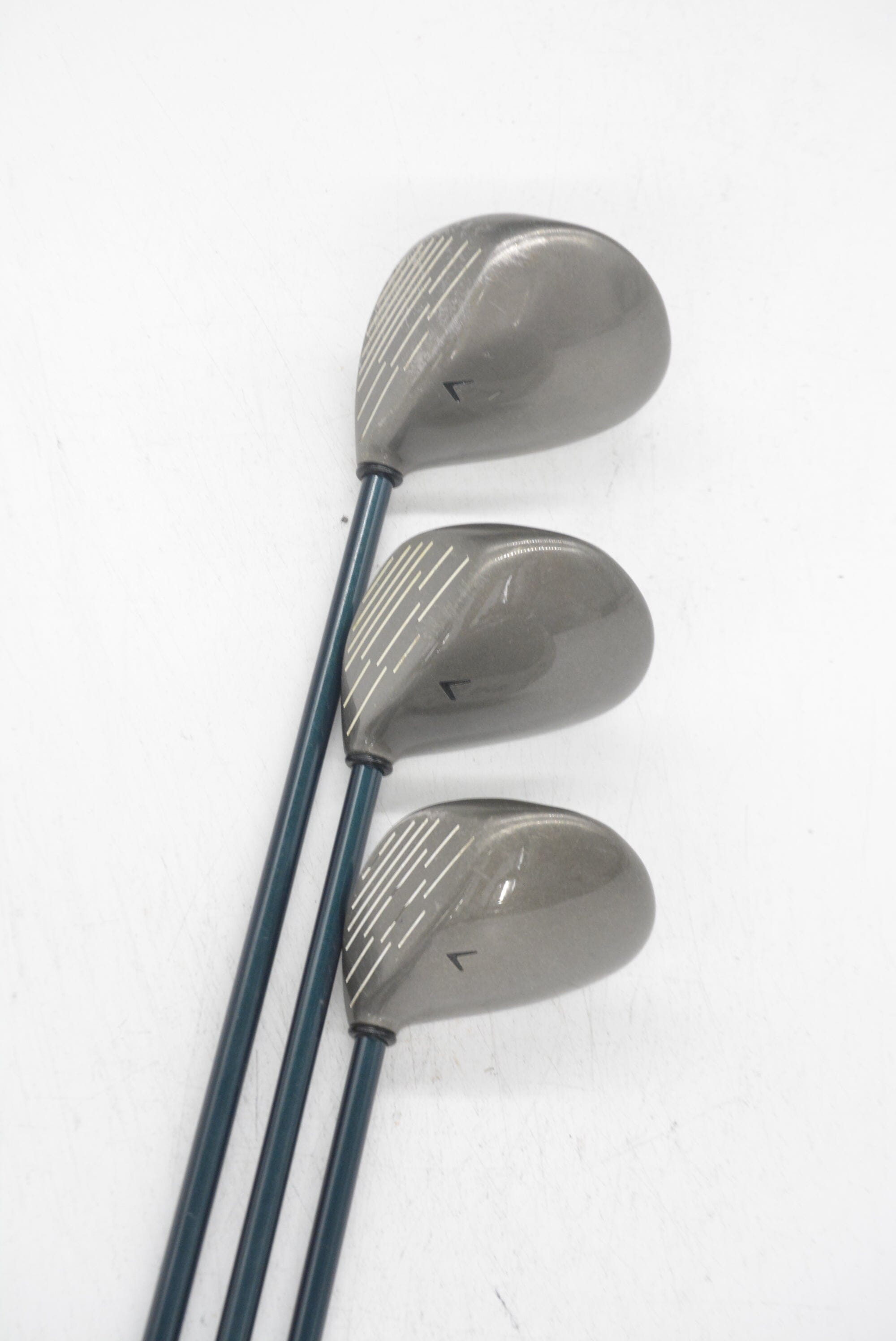 Women's Callaway Steelhead 3W, 5W, 7W Wood Set W Flex Golf Clubs GolfRoots 