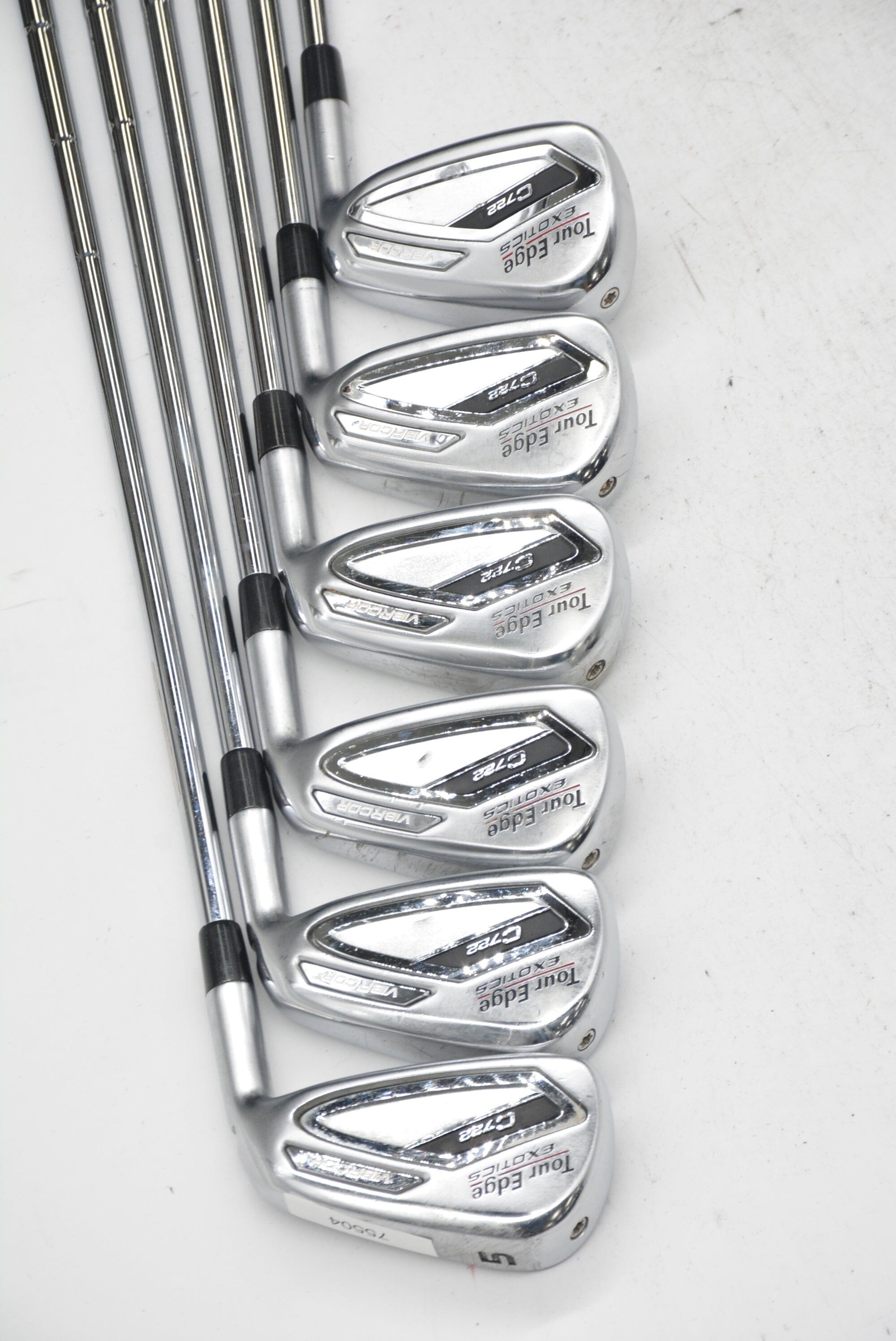 Tour Edge Exotics C722 5-PW Iron Set S Flex Std Length Golf Clubs GolfRoots 