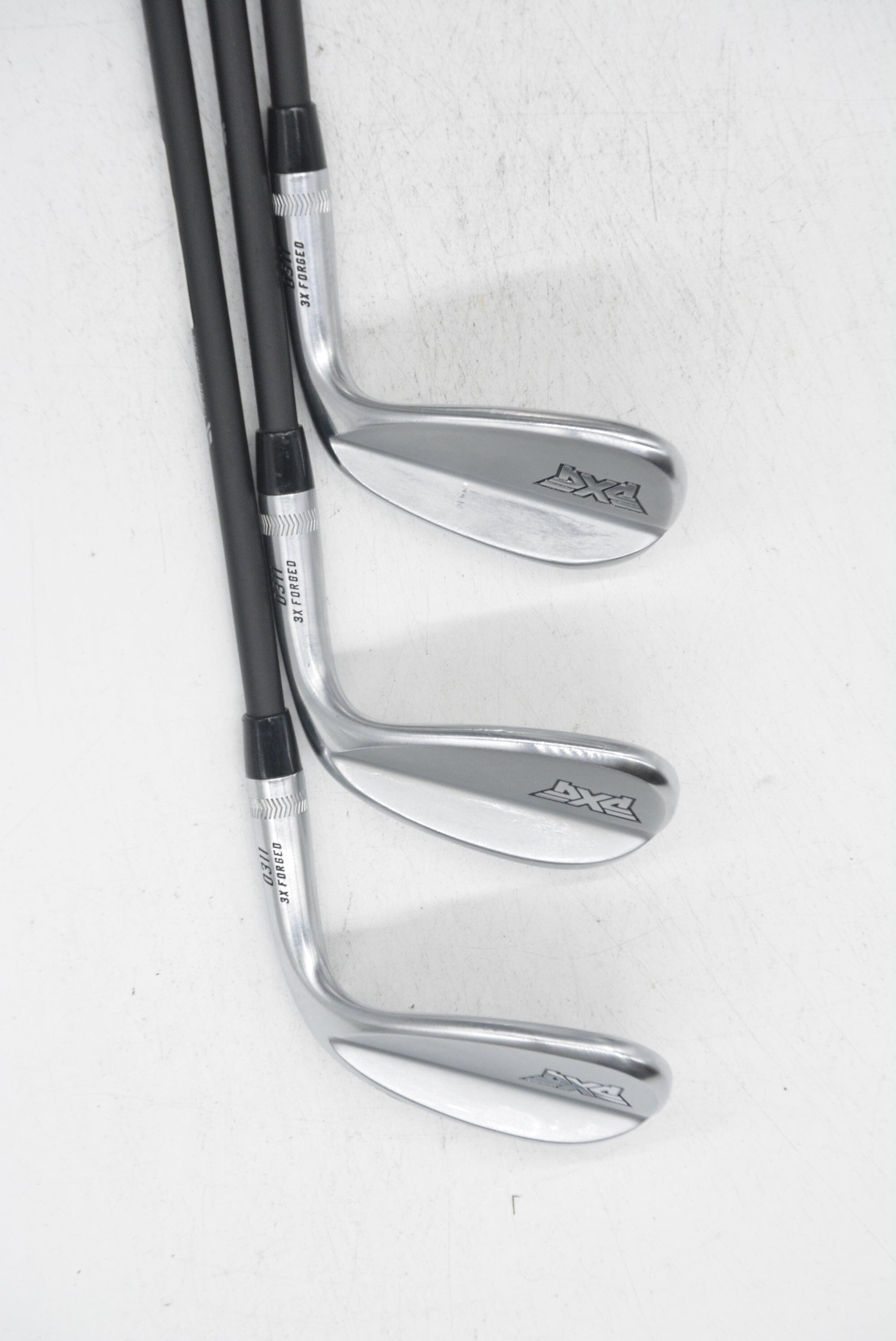 PXG 0311 3X Forged Chrome 52, 56, 60 Degree Wedge Set R Flex Golf Clubs GolfRoots 