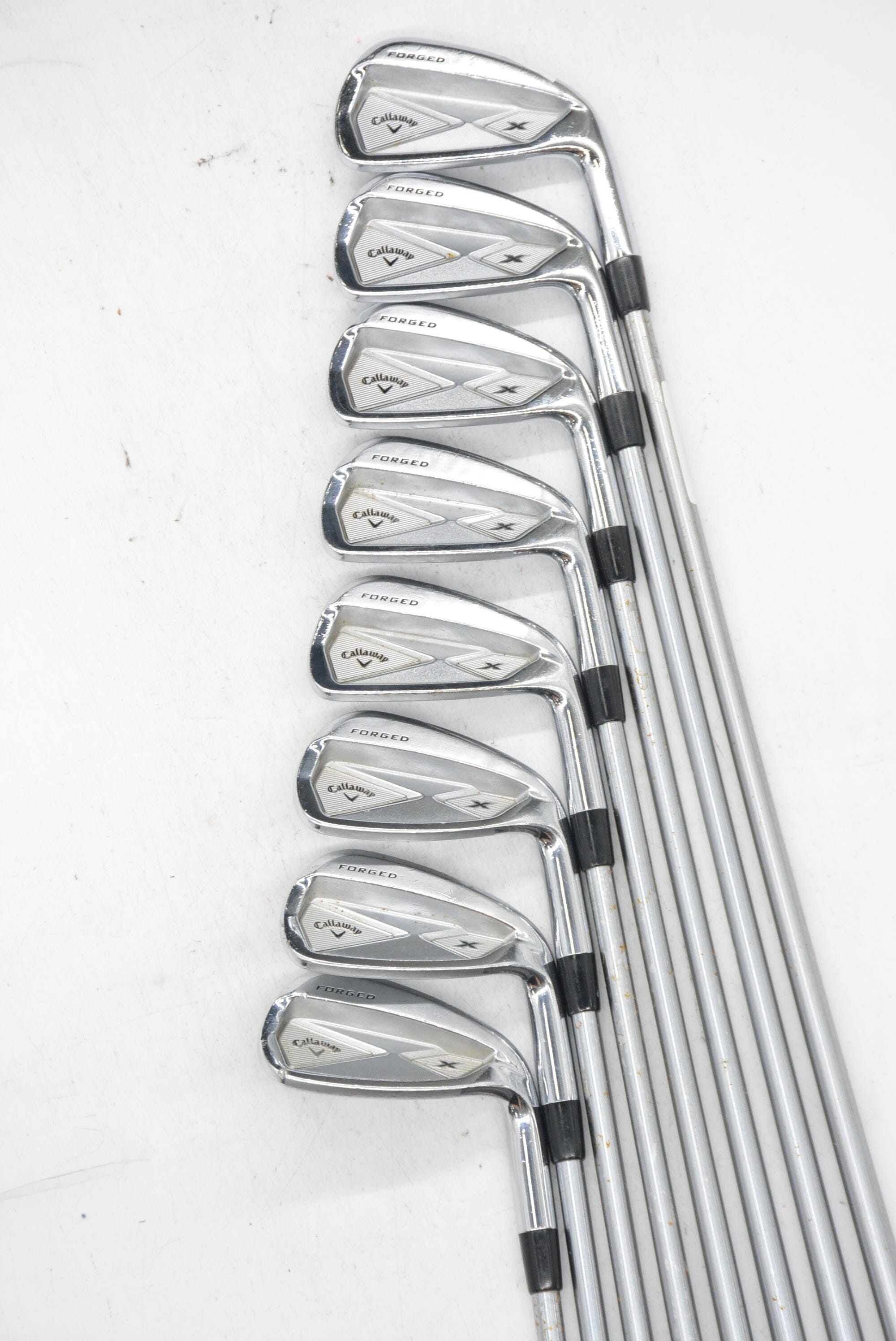 Callaway X Forged 18 3-PW Iron Set S Flex Std Length Golf Clubs GolfRoots 