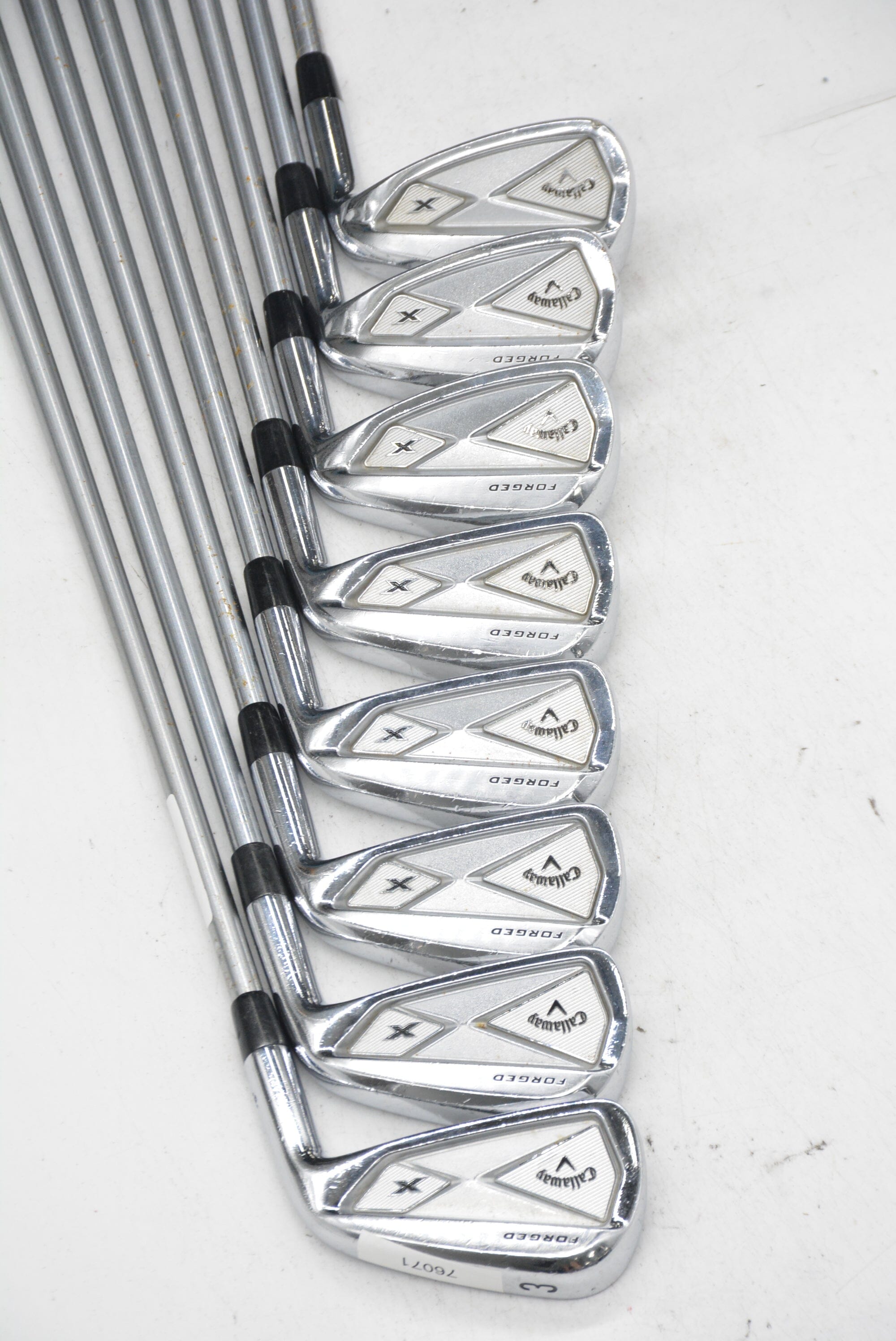 Callaway X Forged 18 3-PW Iron Set S Flex Std Length Golf Clubs GolfRoots 