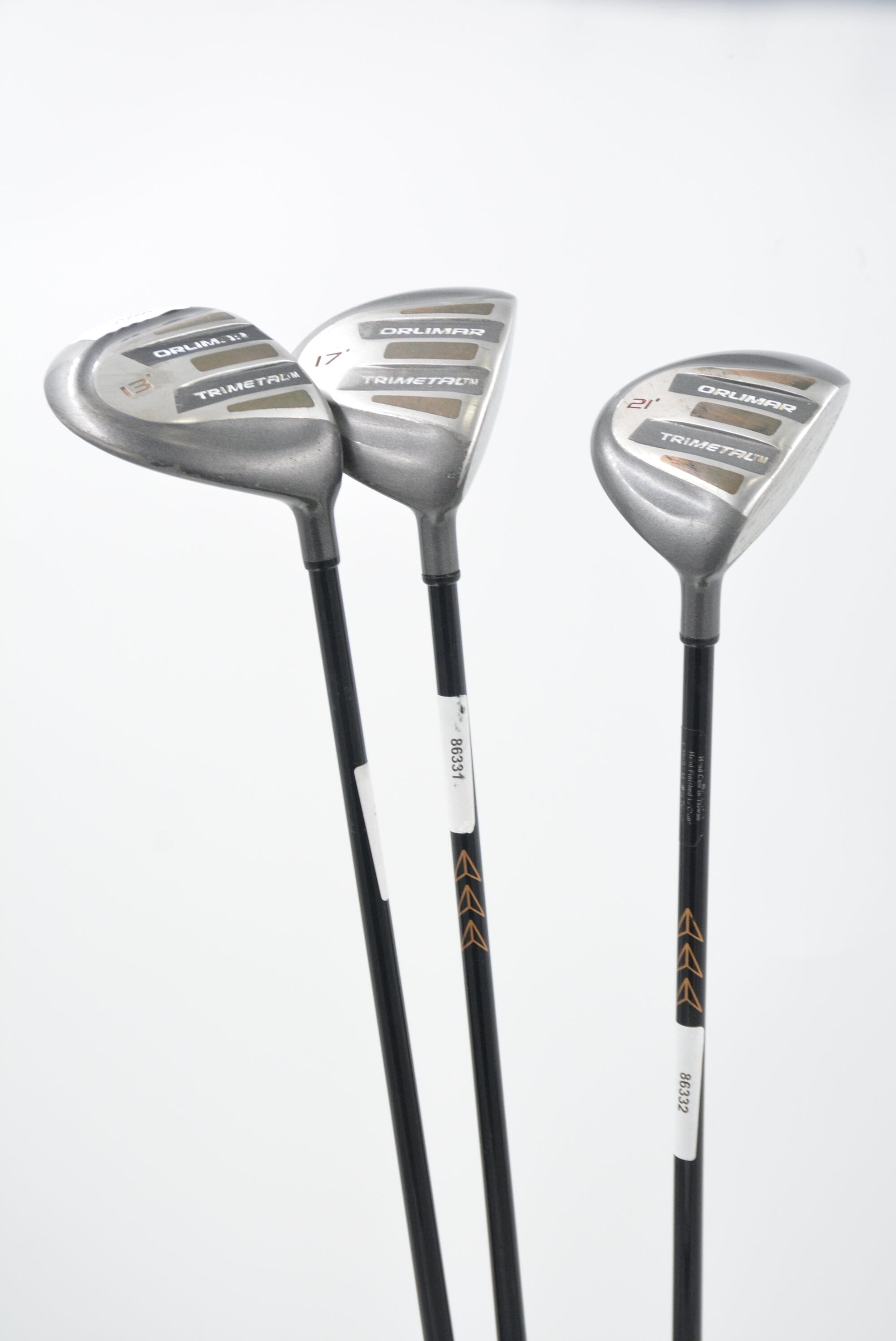 Orlimar TriMetal 3W, 5W, 7W Wood Set R Flex Golf Clubs GolfRoots 