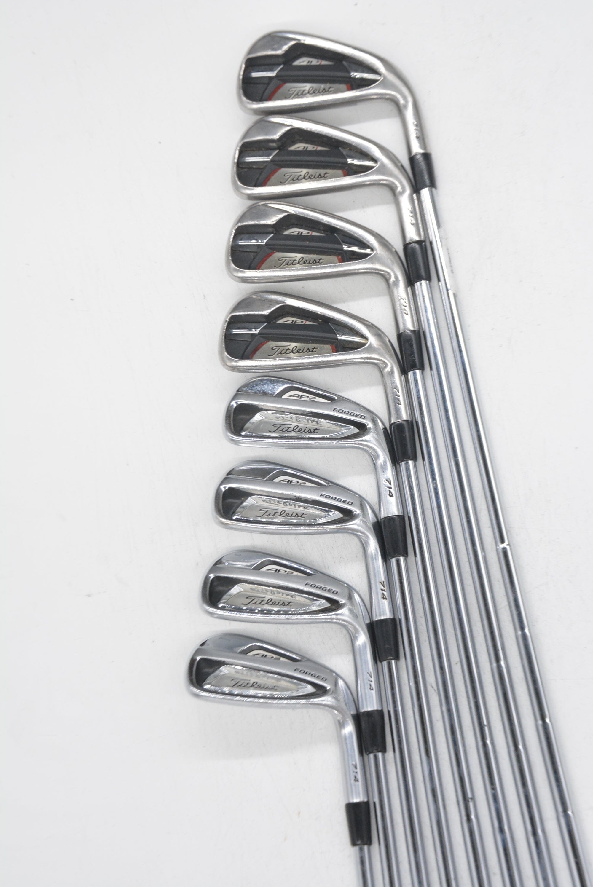 Titleist 714 AP1/AP2 Combo Set 3-PW Iron Set S Flex -0.25" Golf Clubs GolfRoots 