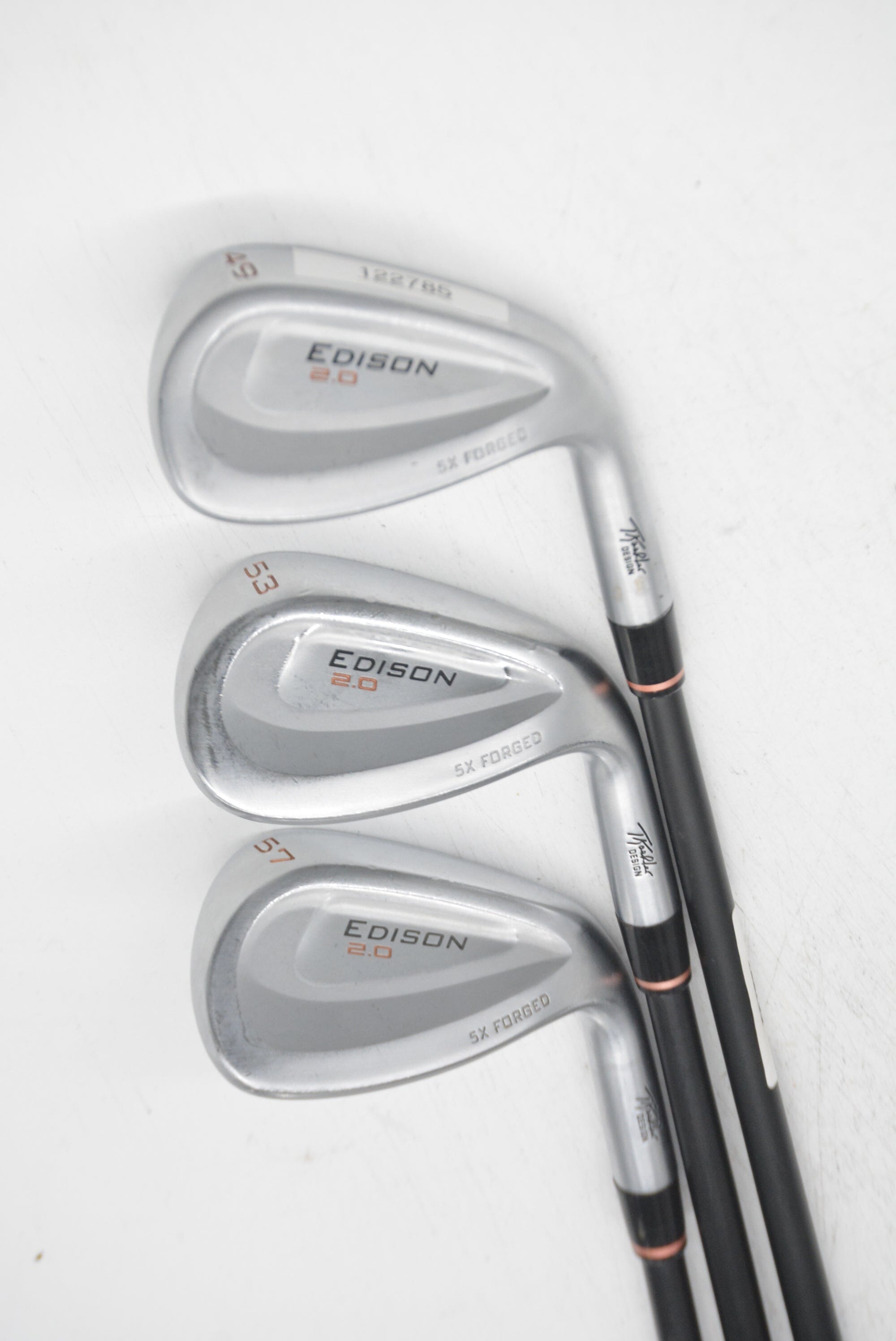 Edison 2.0 49, 53, 57 Degree Wedge Set Wedge Flex Golf Clubs GolfRoots 
