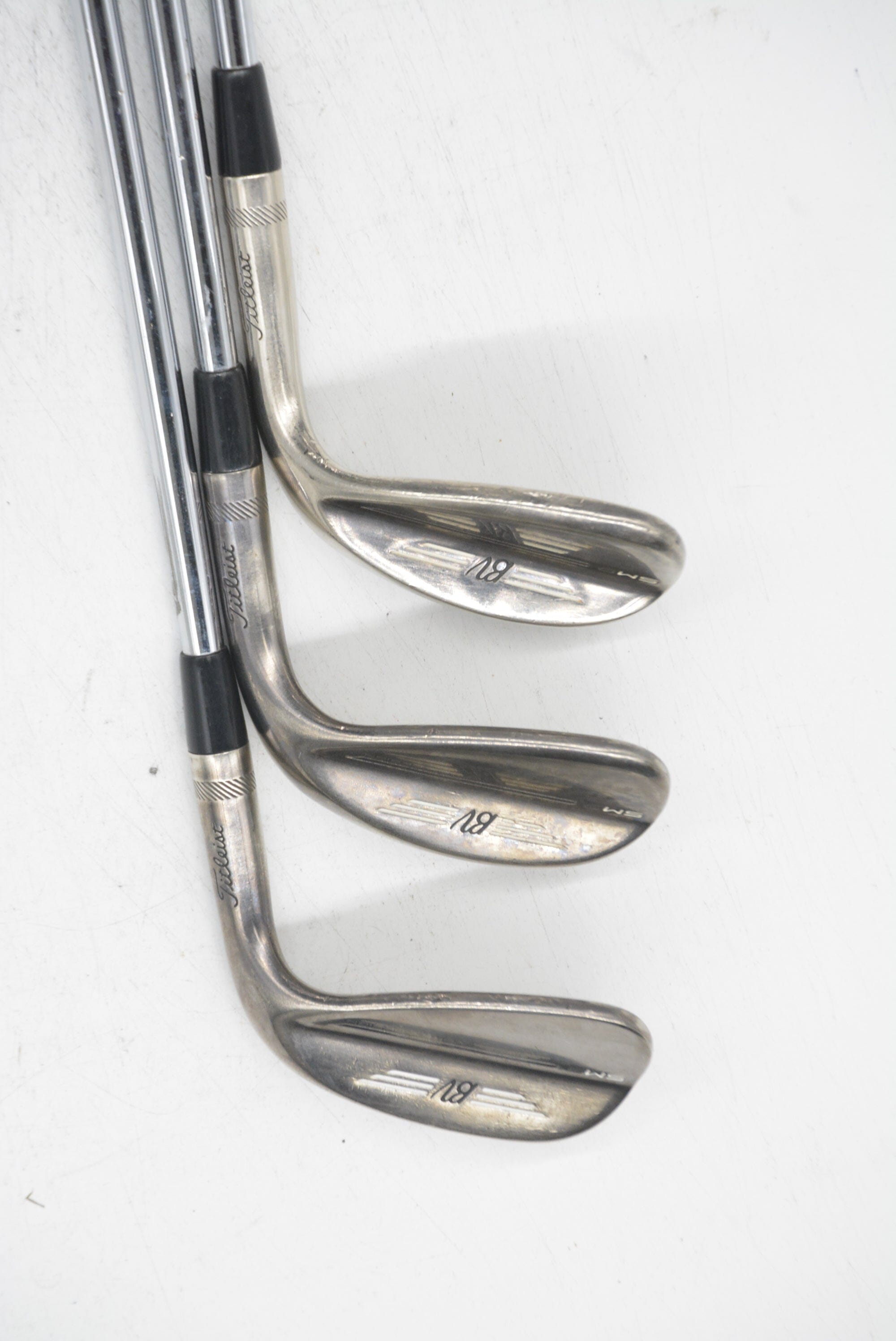 Titleist Vokey SM9 Brushed Steel 52, 56, 60 Degree Wedge Set Wedge Flex Golf Clubs GolfRoots 
