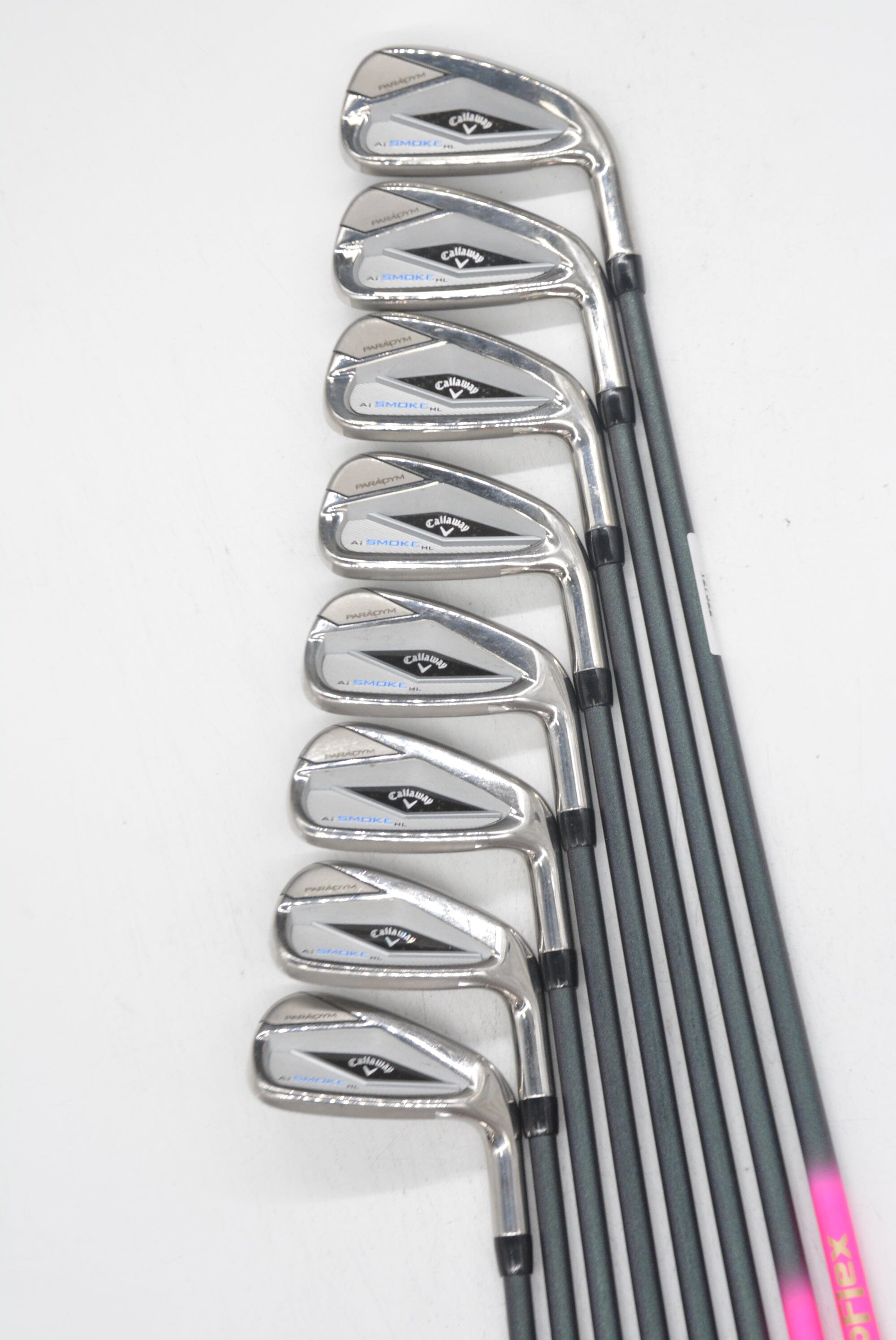 Callaway Paradym Ai Smoke HL 4-AW Iron Set SR Flex -0.25" Golf Clubs GolfRoots 