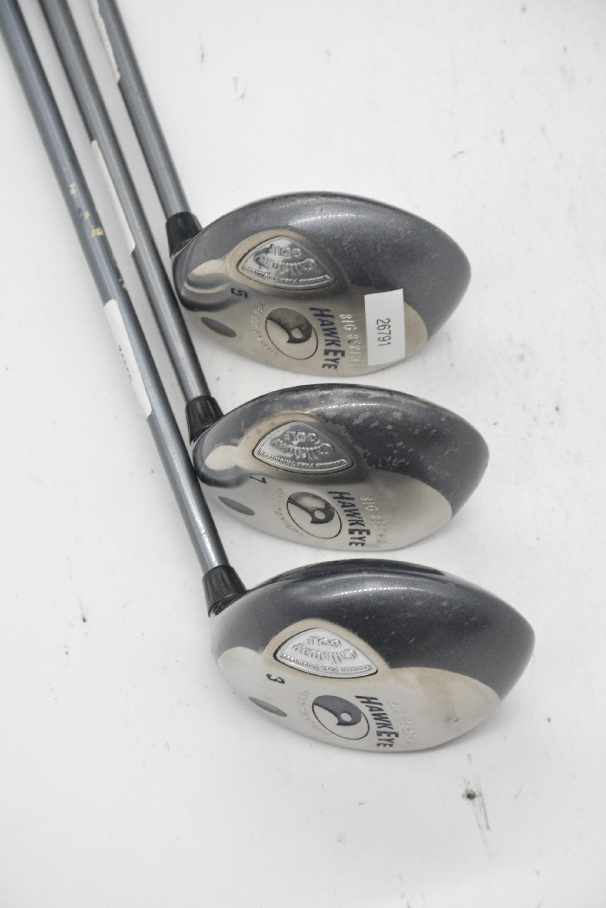 Women's Callaway Hawk Eye VFT Titanium 3W, 5W, 7W Wood Set W Flex Golf Clubs GolfRoots 