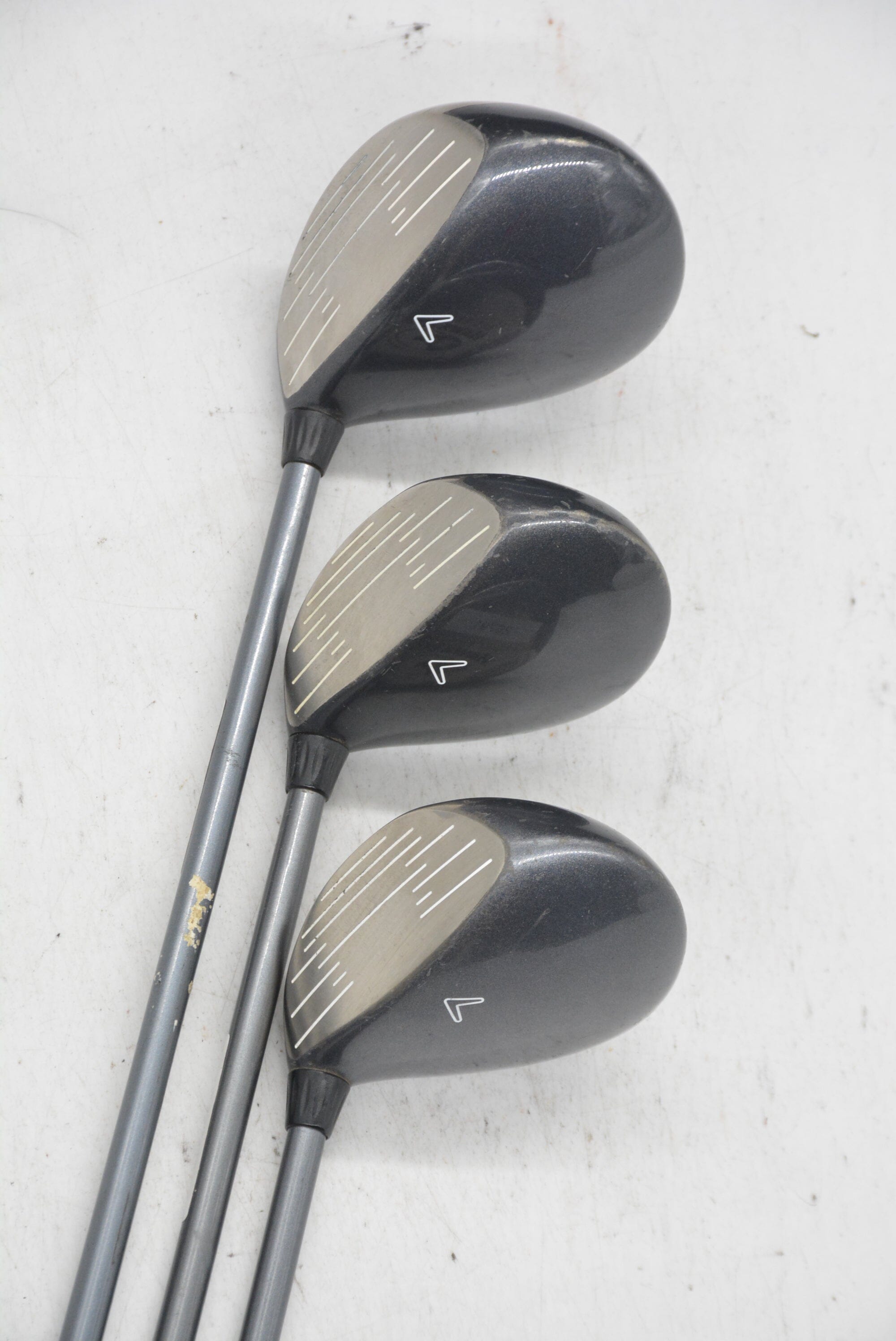 Women's Callaway Hawk Eye VFT Titanium 3W, 5W, 7W Wood Set W Flex Golf Clubs GolfRoots 