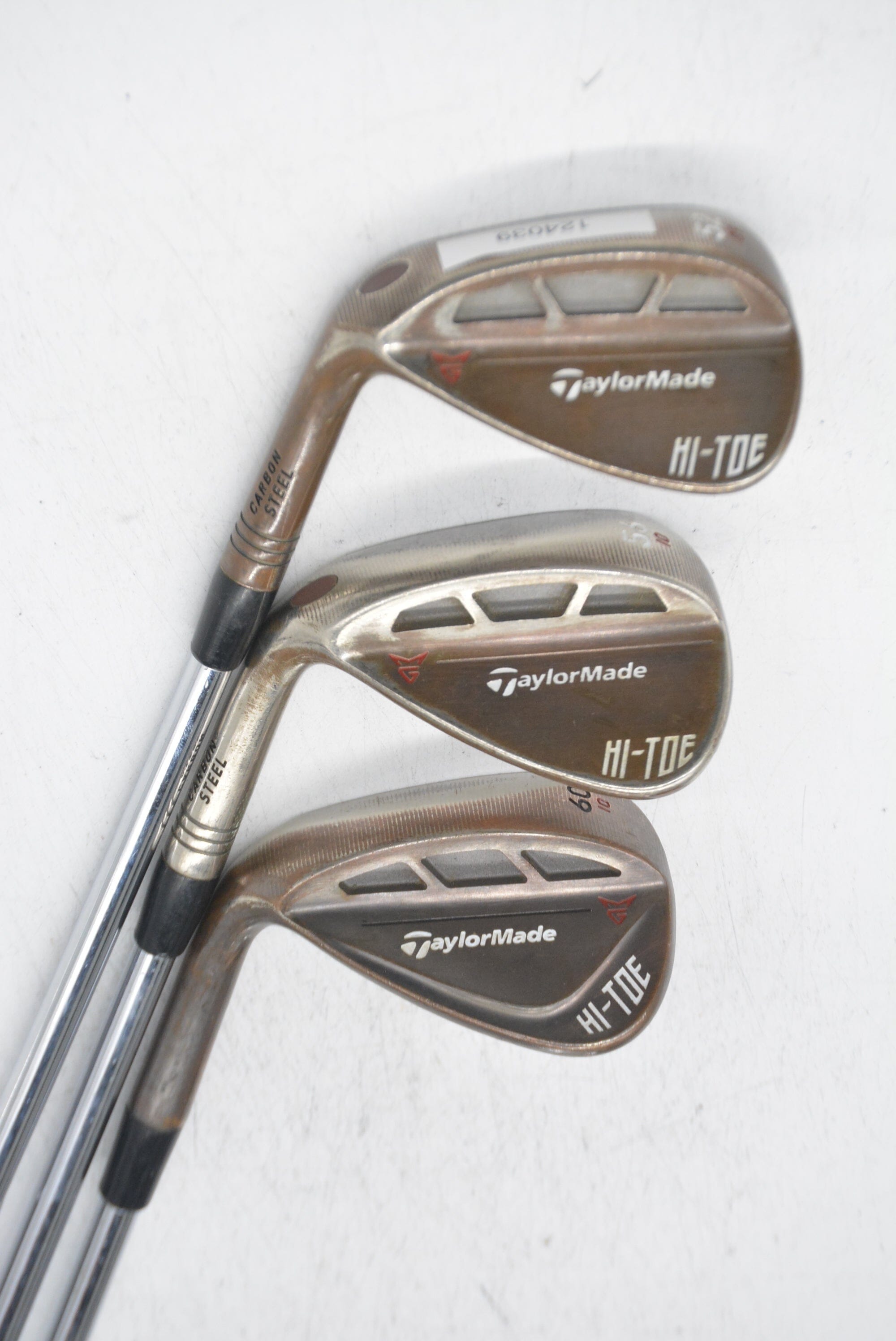Lefty TaylorMade Hi-Toe 52, 56, 60 Degree Wedge Set S Flex Golf Clubs GolfRoots 